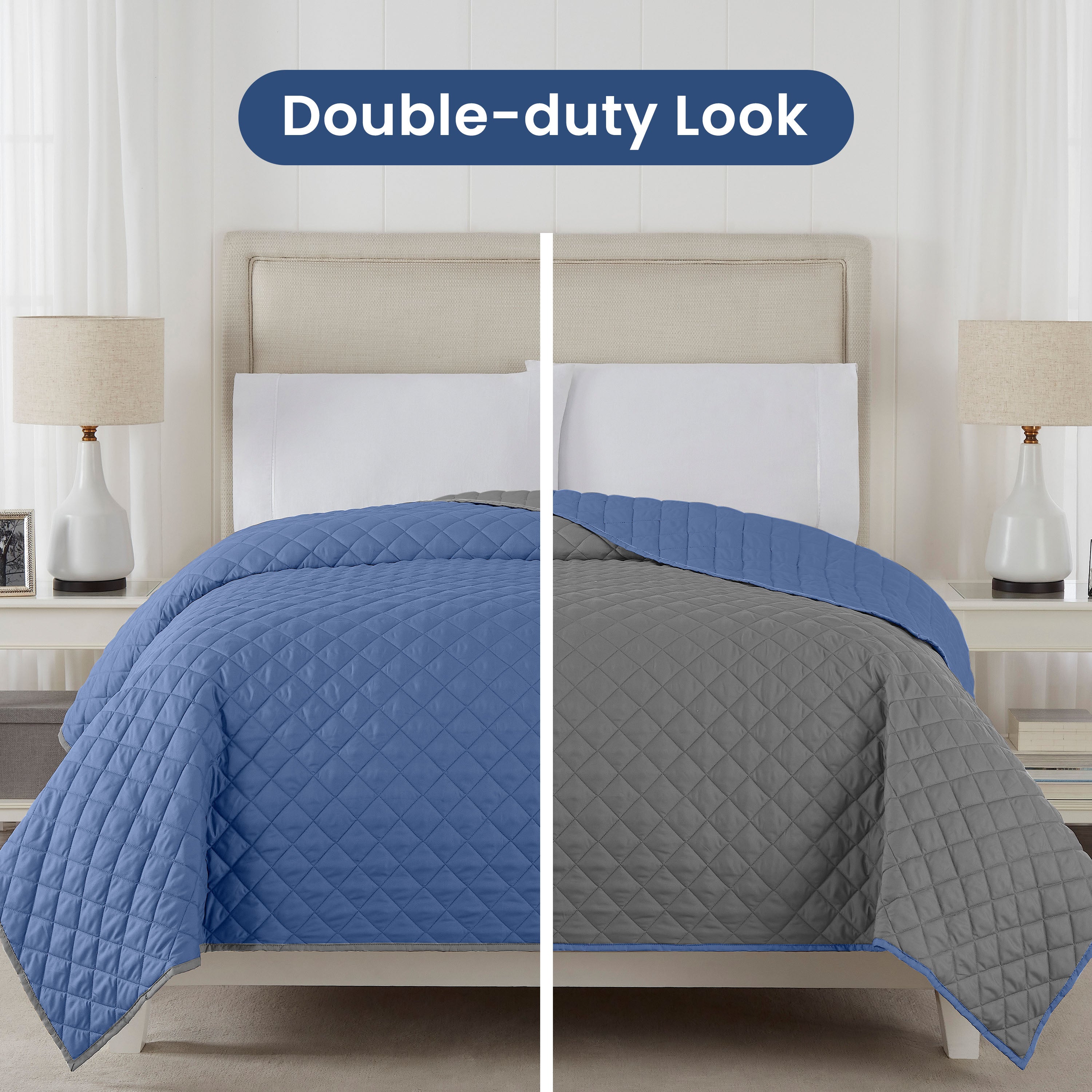 Martex Reversible Lightweight Coverlet