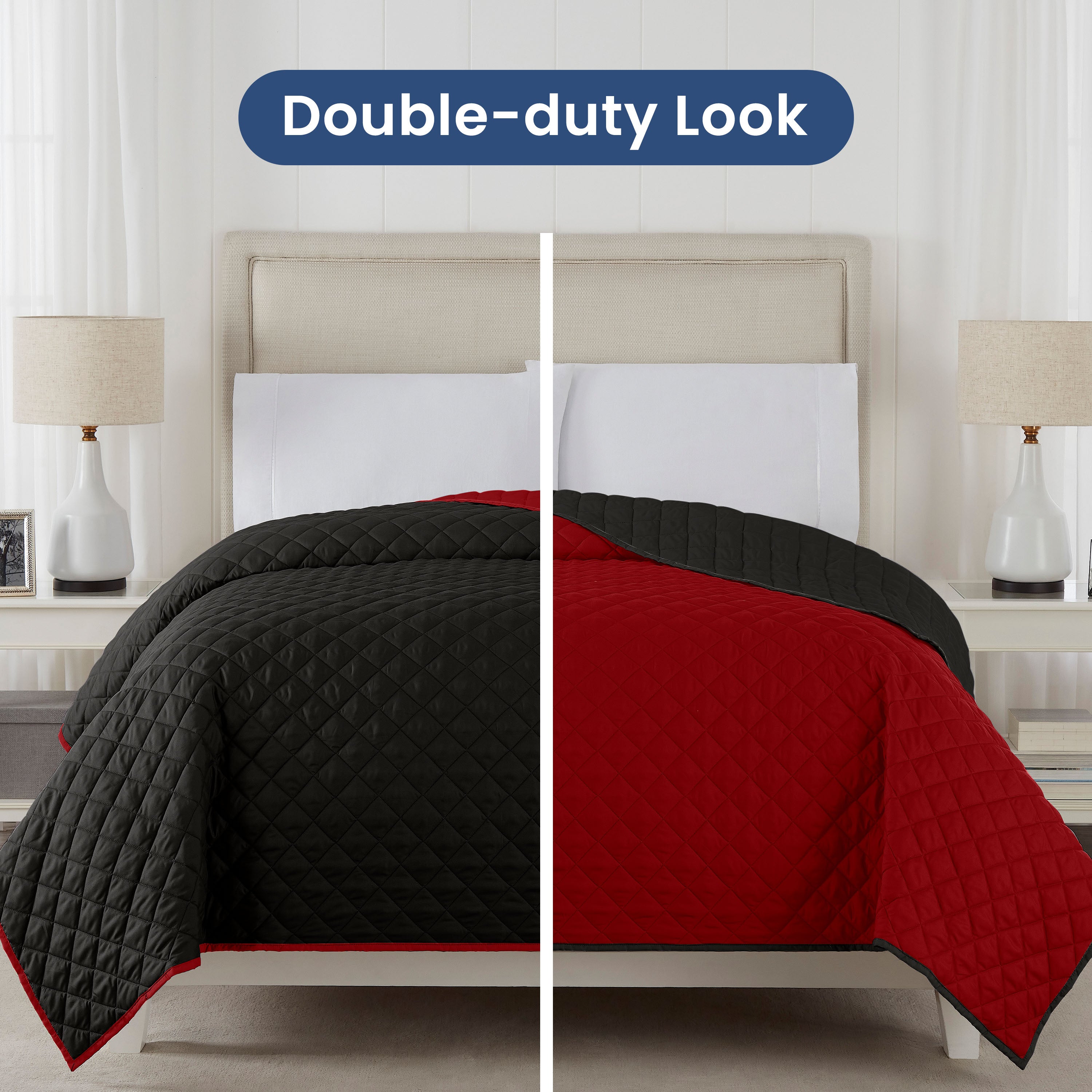 Martex Reversible Lightweight Coverlet