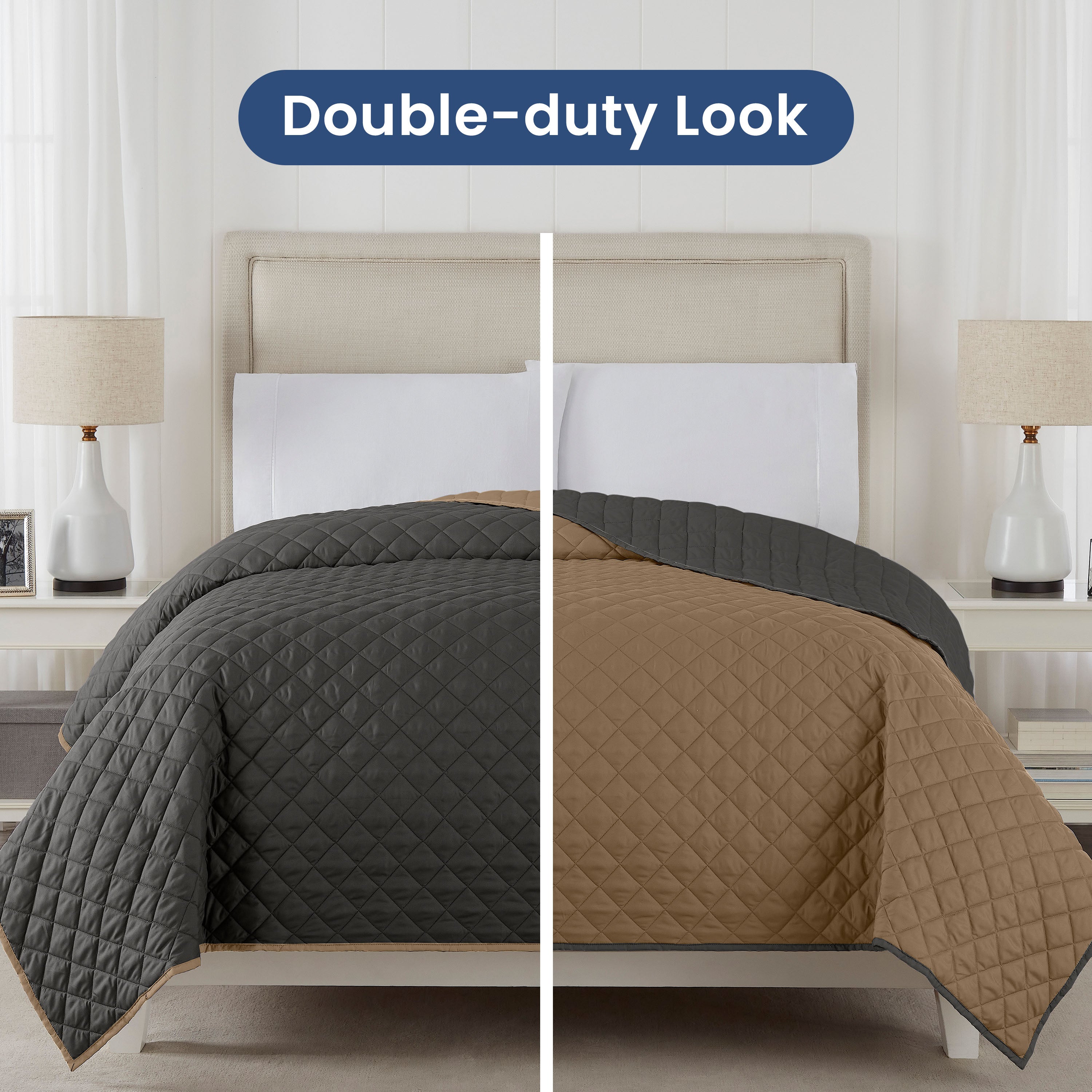Martex Reversible Lightweight Coverlet