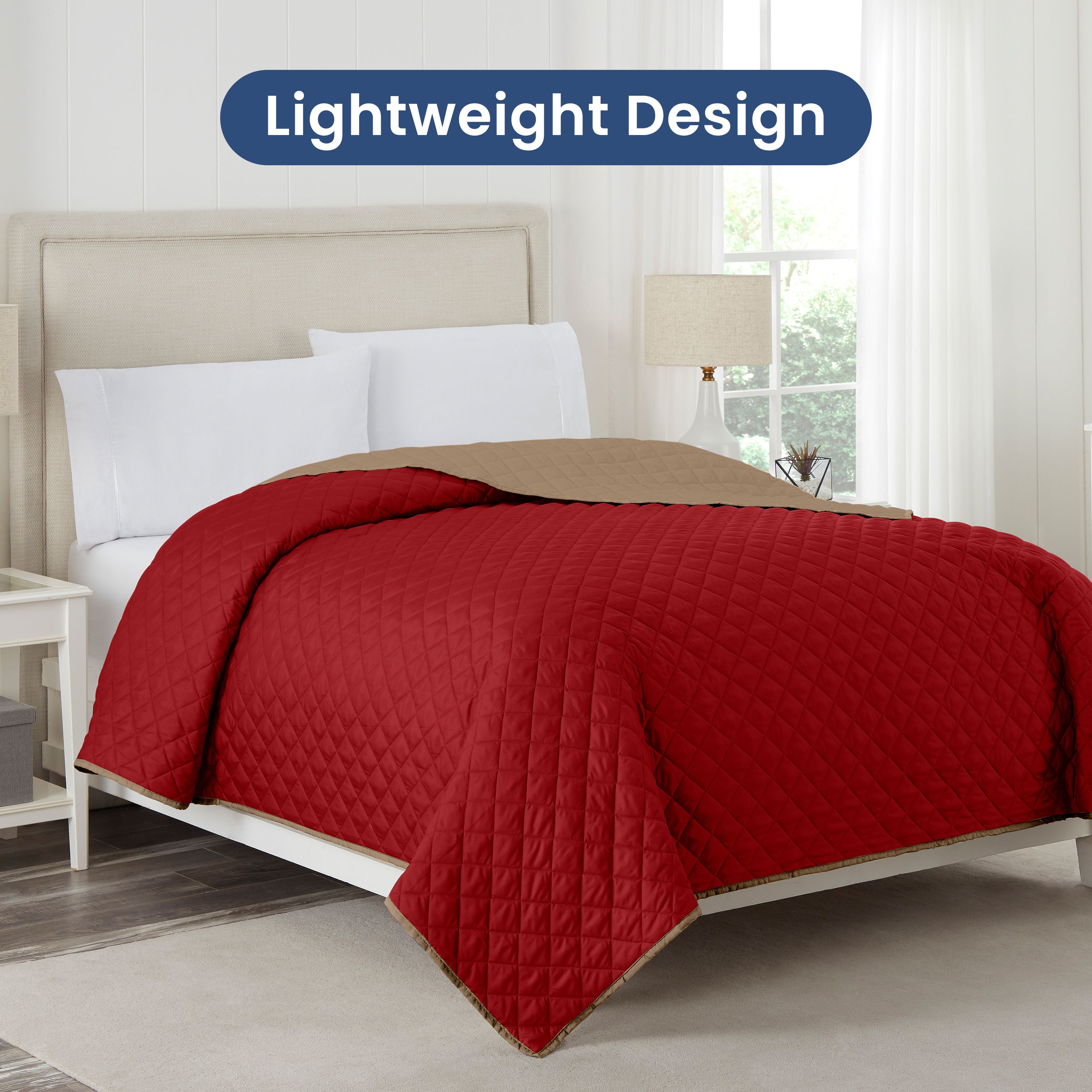 Martex Reversible Lightweight Coverlet