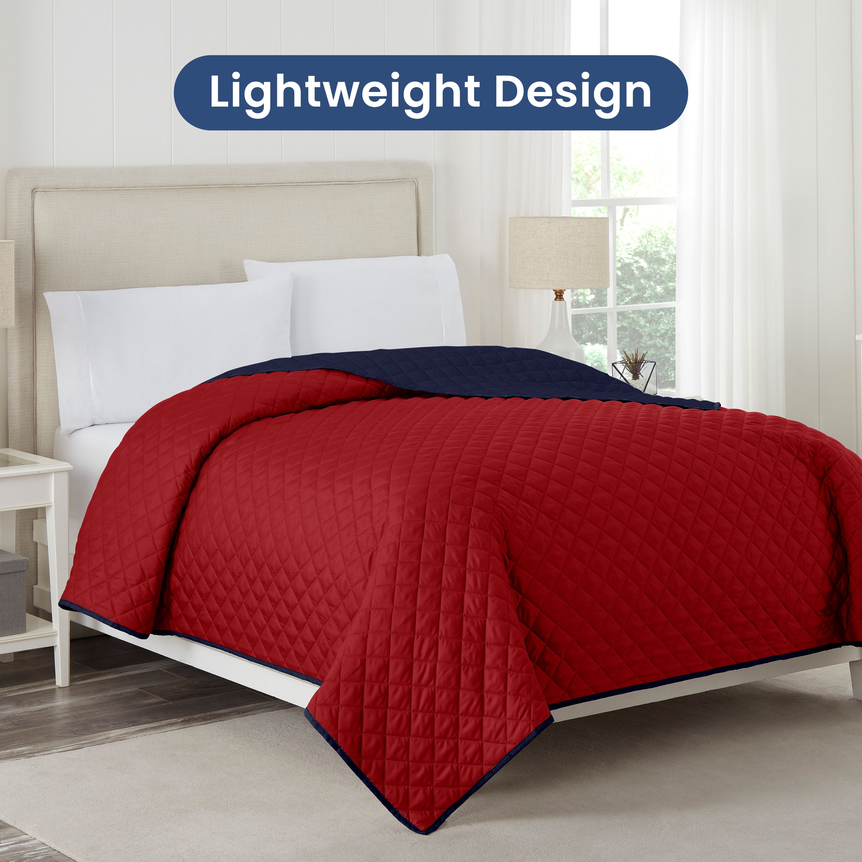 Martex Reversible Lightweight Coverlet