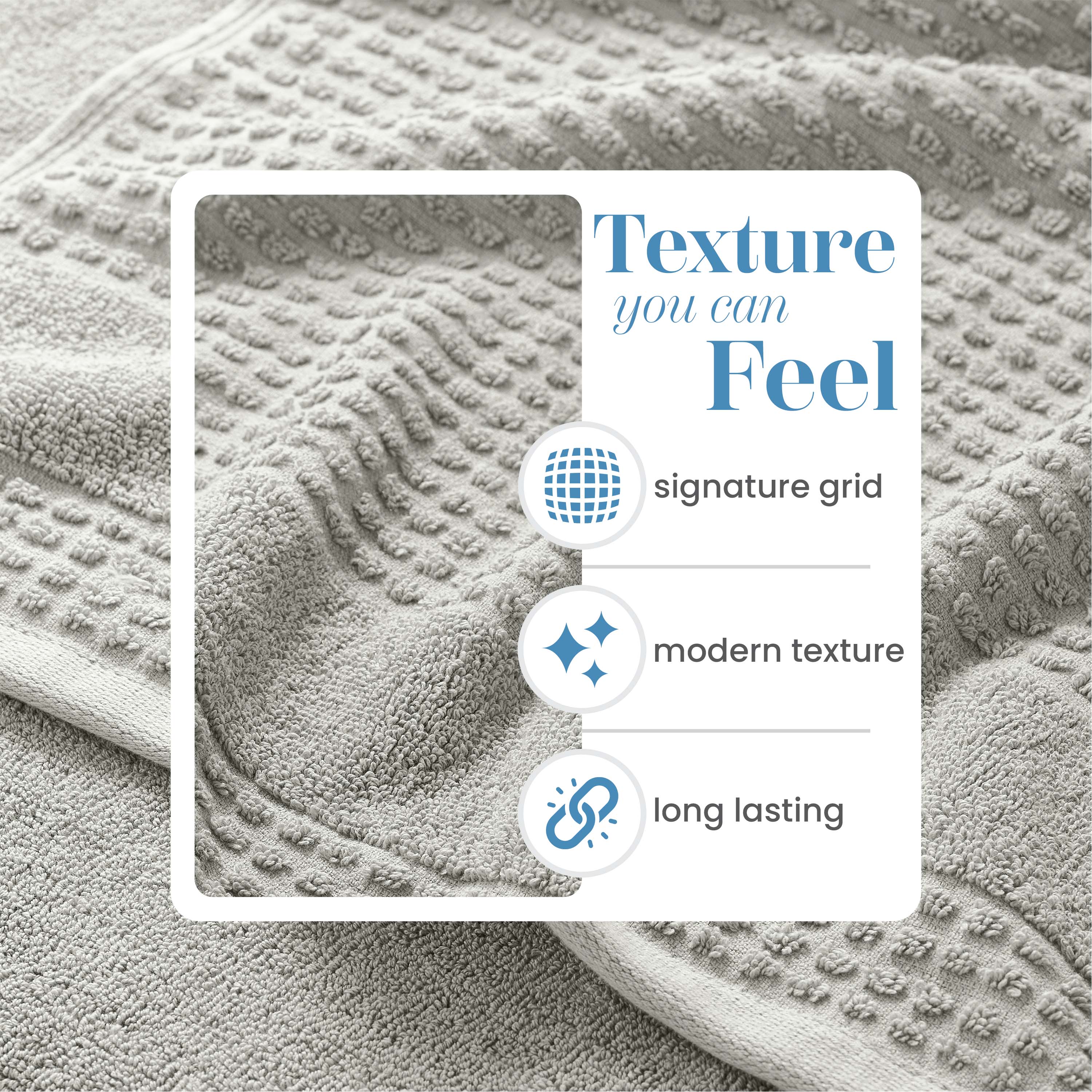 Martex Expression Air Sculpted 100% Cotton 6-Piece Towel Set