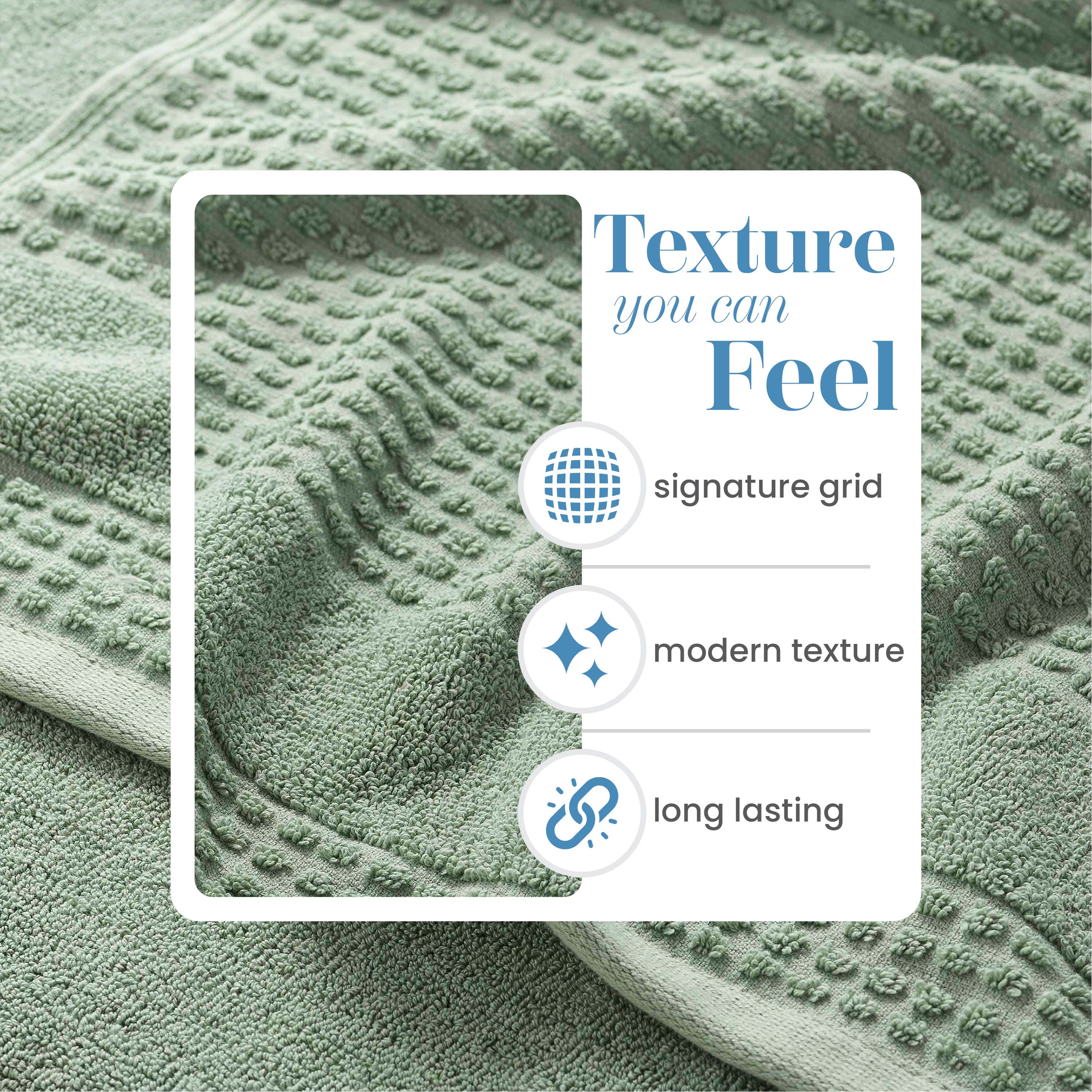 Martex Expression Air Sculpted 100% Cotton 6-Piece Towel Set