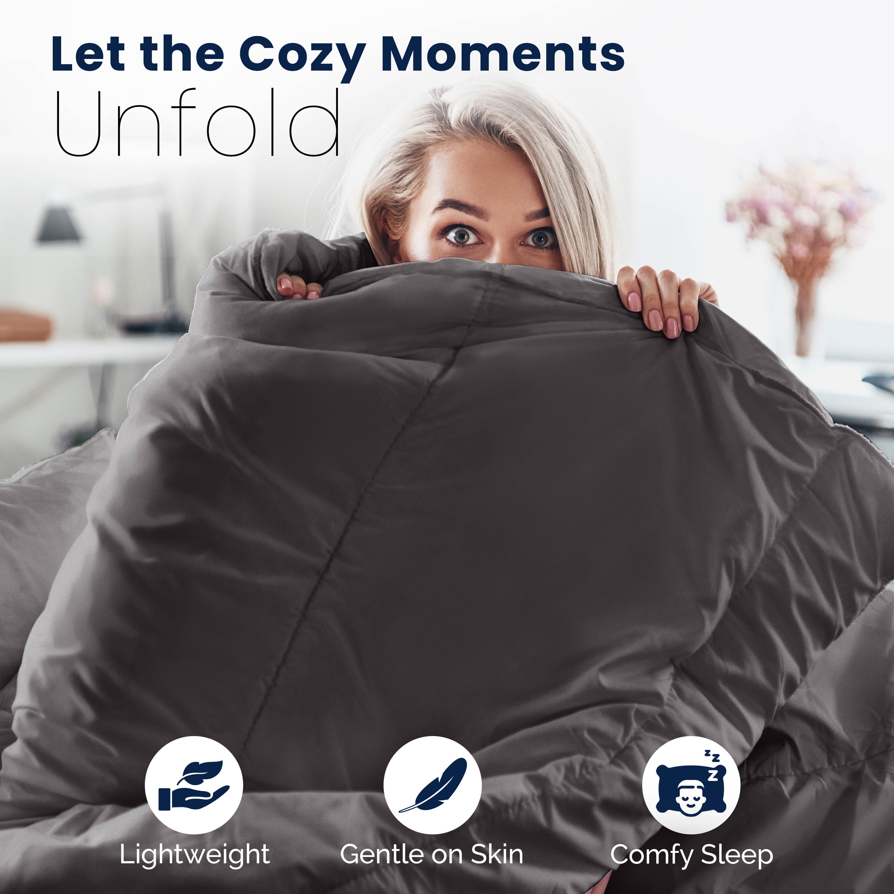 Martex Reversible Soft Brushed Comforter Set
