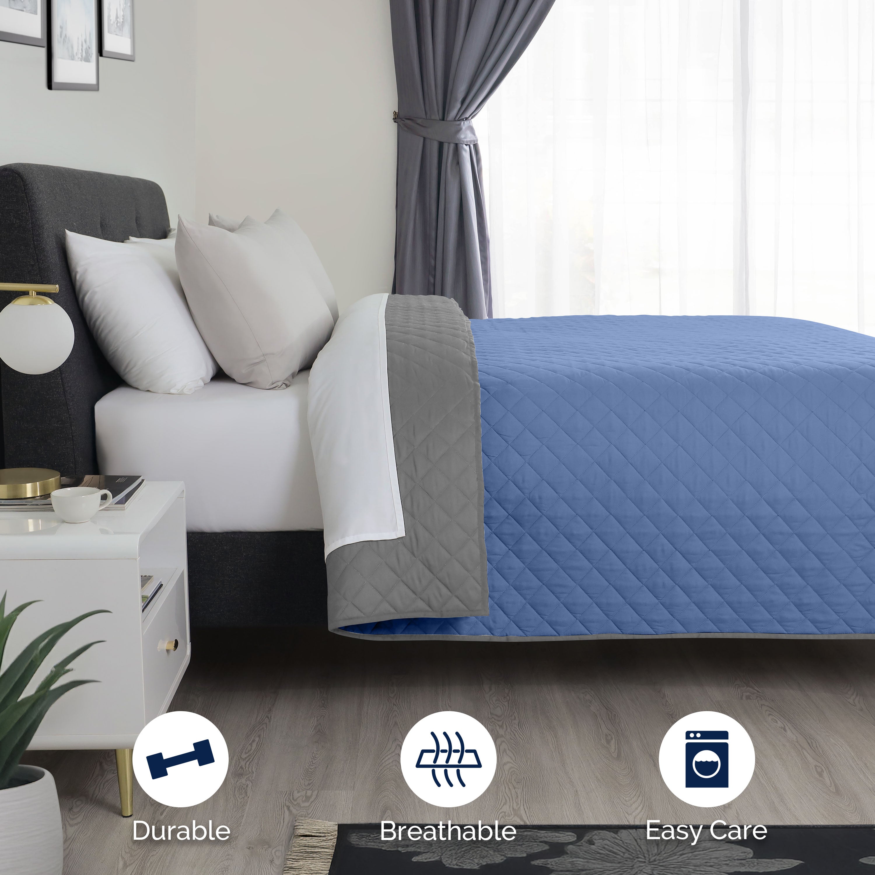 Martex Reversible Lightweight Coverlet