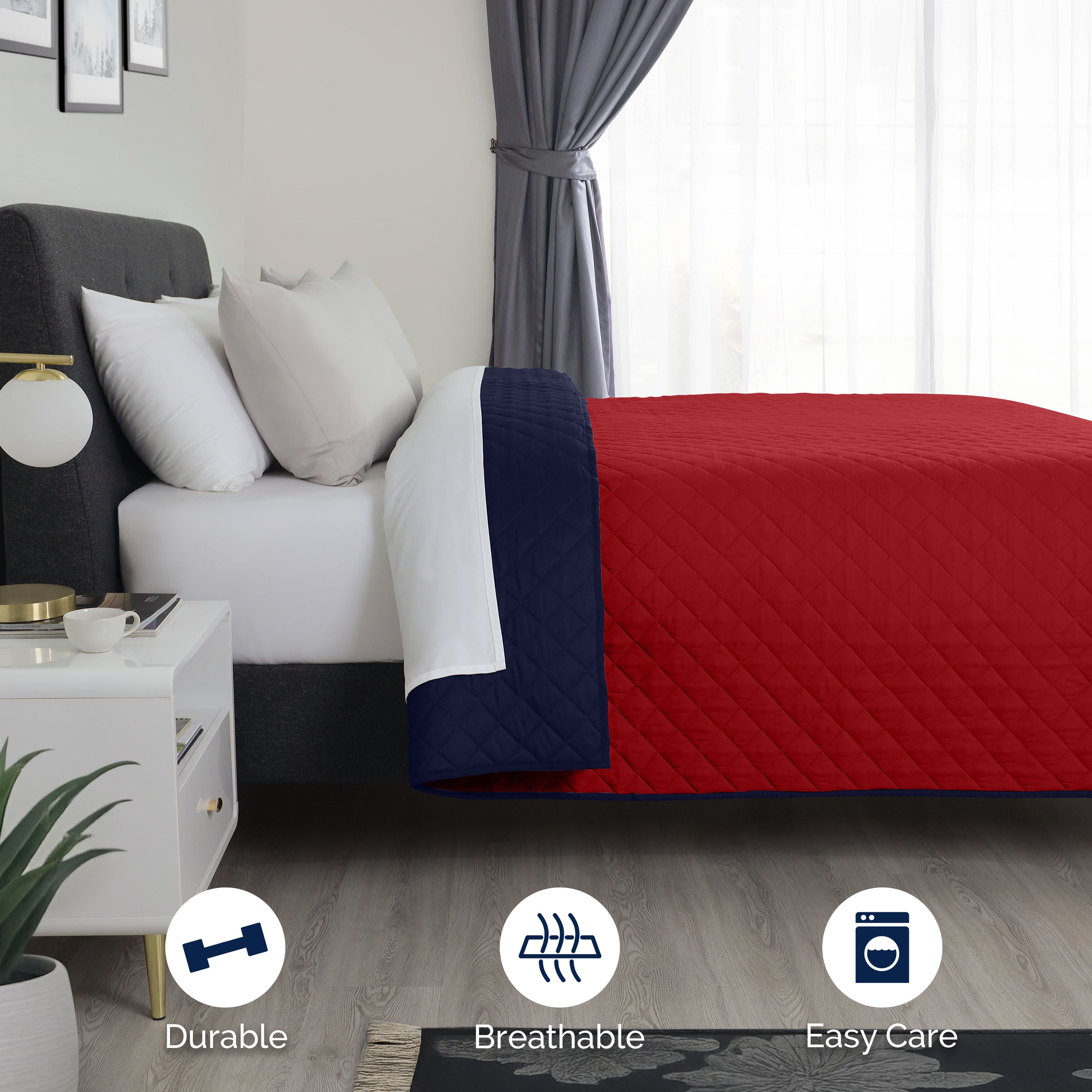 Martex Reversible Lightweight Coverlet