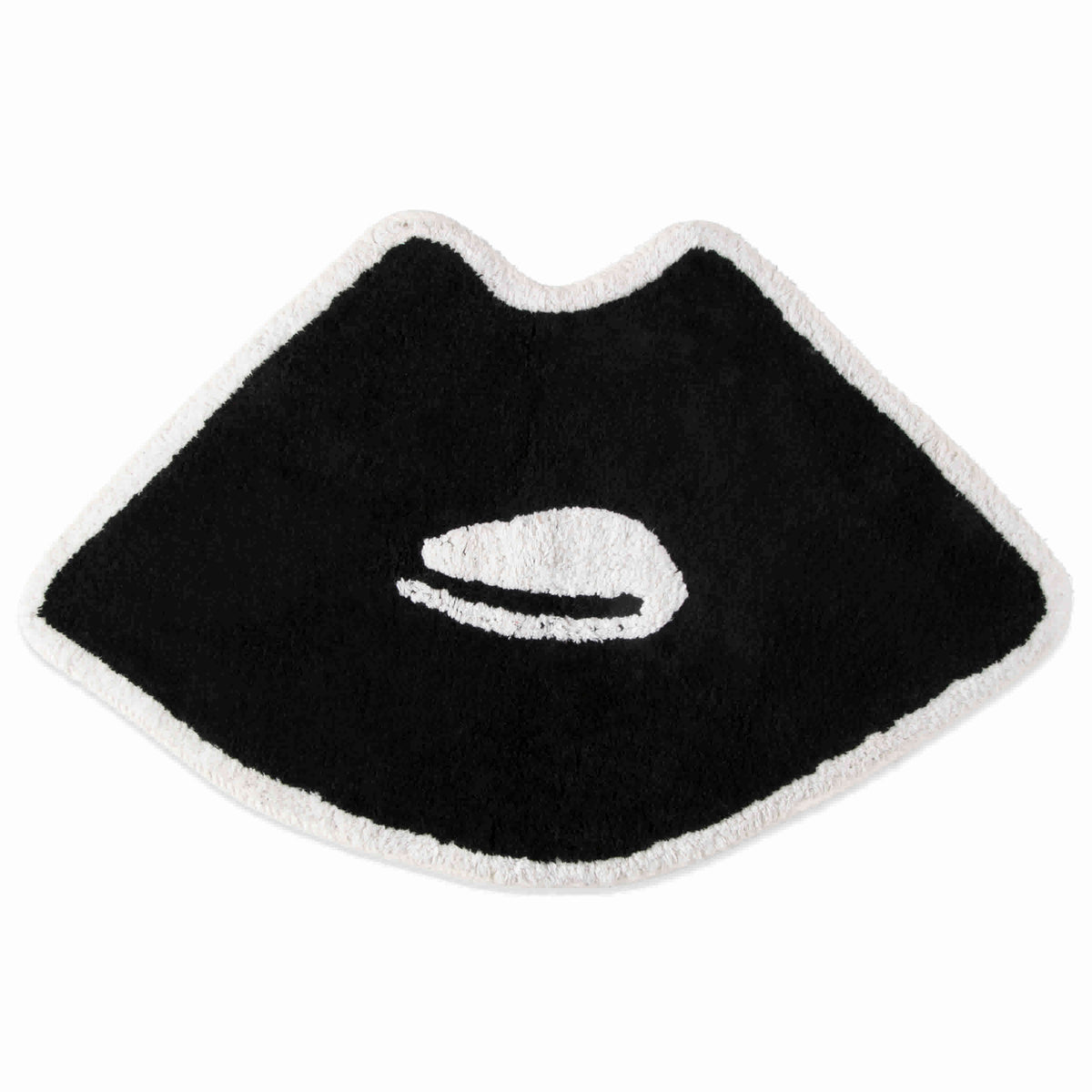 Lips Black Bath Rug From Novogratz By Utica – WestPoint Home