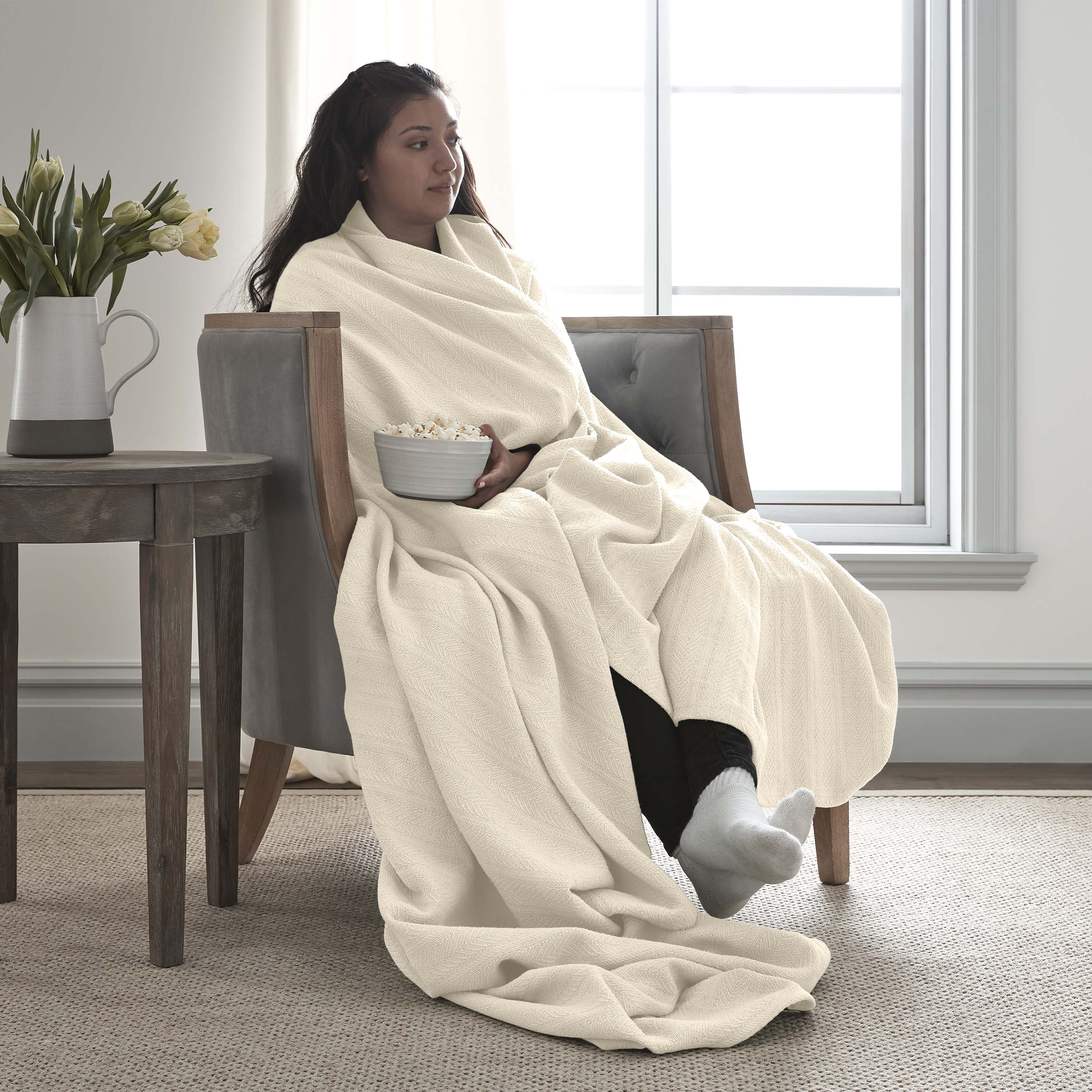 Vellux Cotton 100% Cotton All-Season Blanket