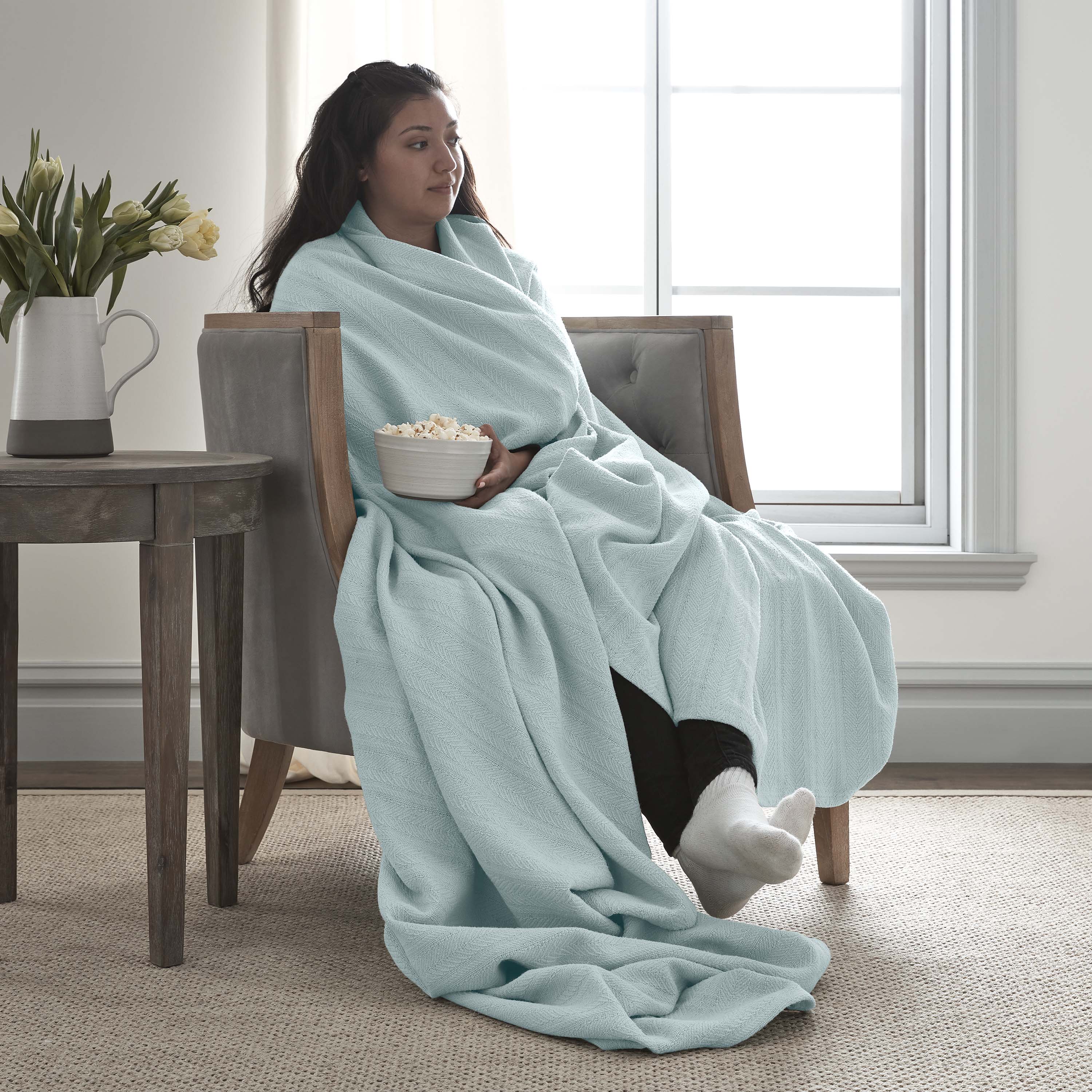 Vellux Cotton 100% Cotton All-Season Blanket