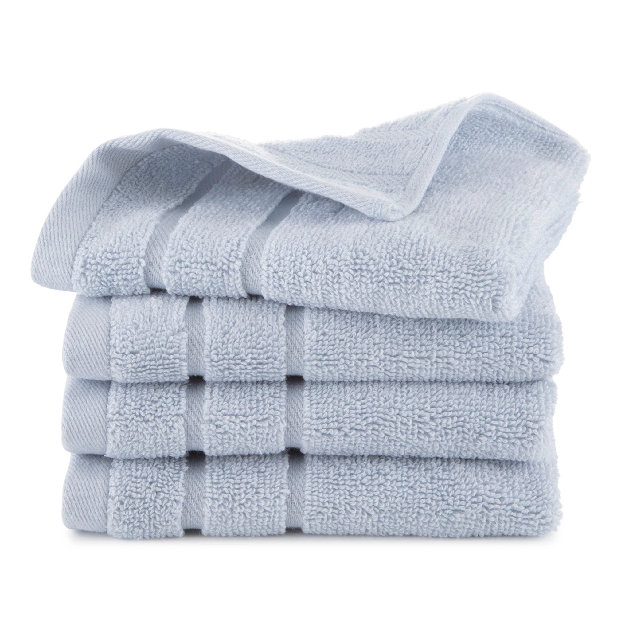 Clean Design Home 100% Cotton 600 GSM 4-Piece Wash Cloth Set