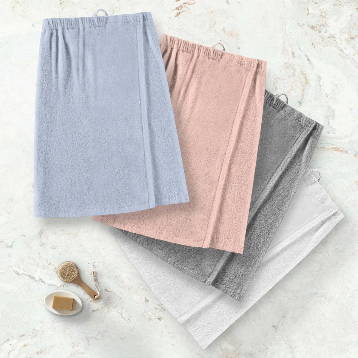 Clean Design Home Adult 100% Cotton Shower Wrap