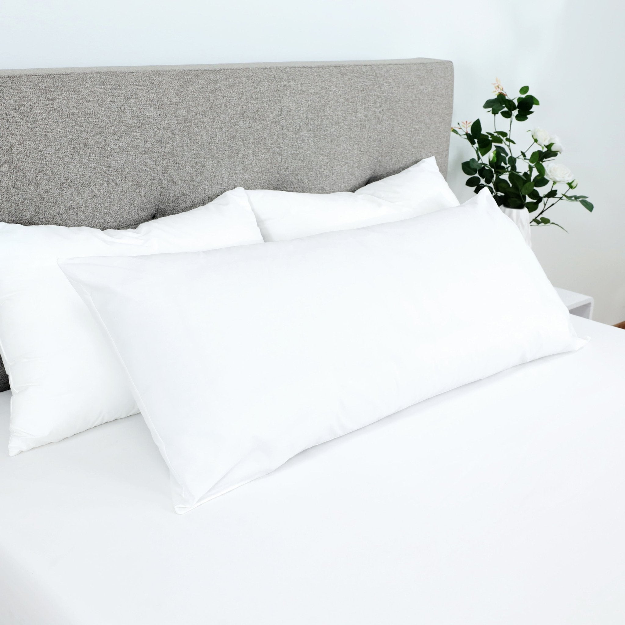 Clean Design Home Anti Allergen 100% Cotton Gusset Pillow