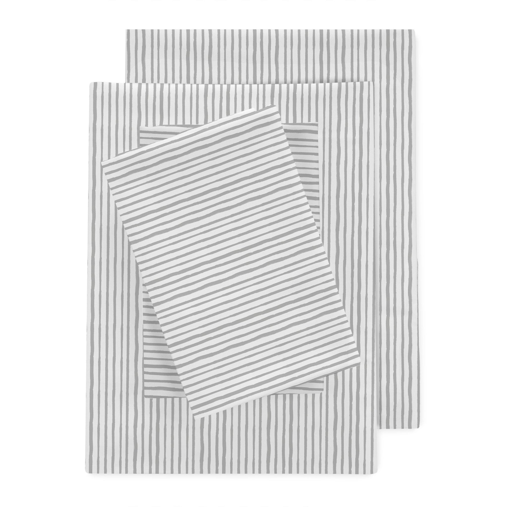 Clean Design Home Birch 300 Thread Count Super Soft Percale Printed Sheet Set