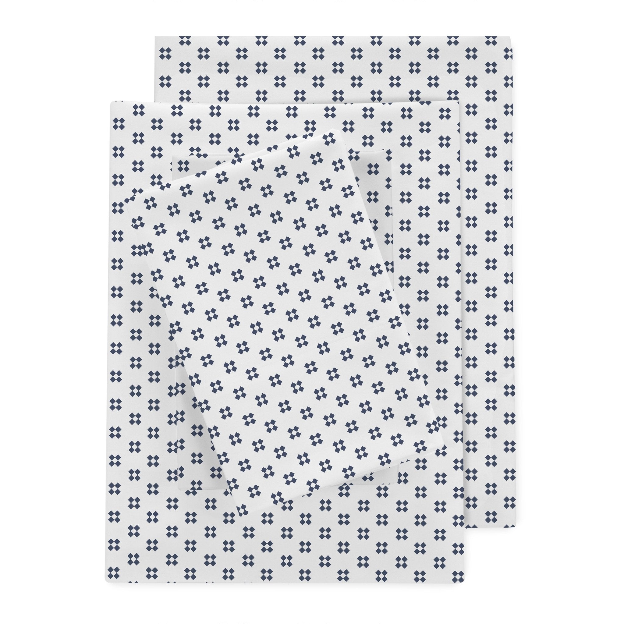 Clean Design Home Jack 300 Thread Count Super Soft Percale Sheet Set