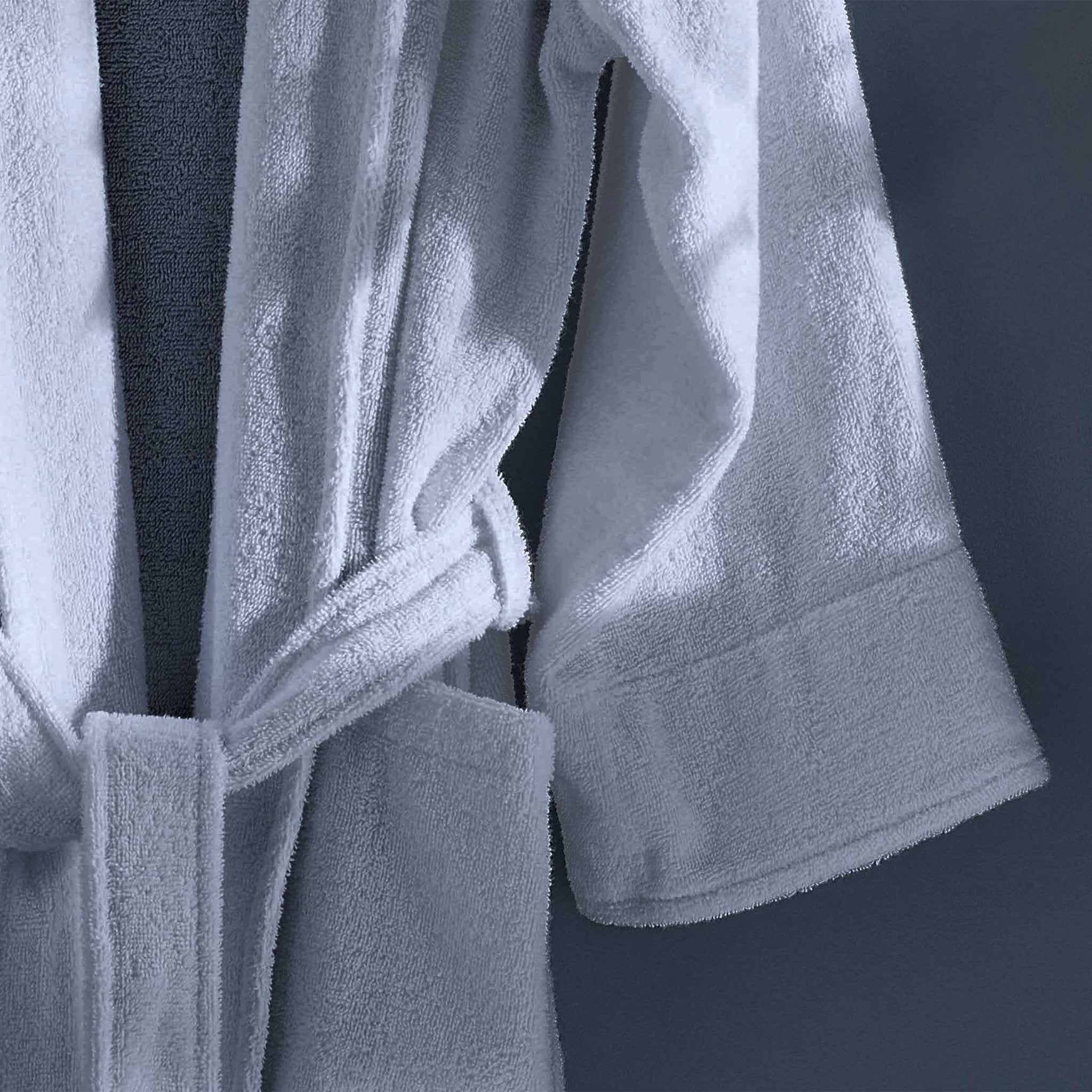 Clean Design Home Low Lint Terry Super Soft 100% Cotton Bath Robe