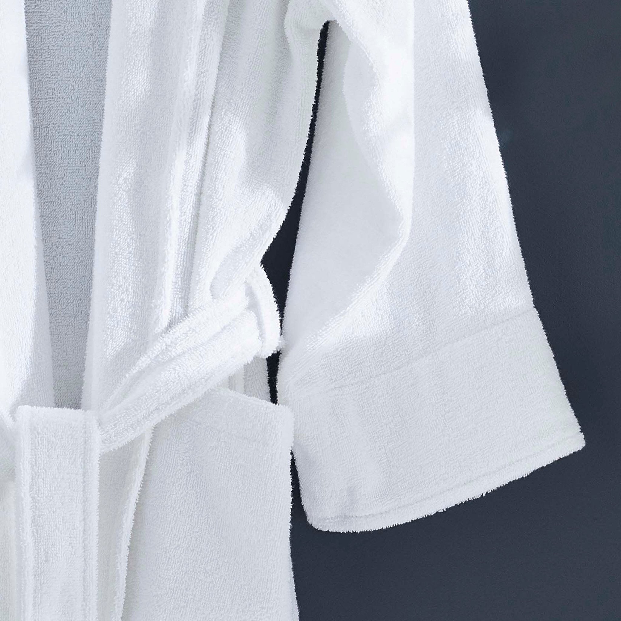 Clean Design Home Low Lint Terry Super Soft 100% Cotton Bath Robe
