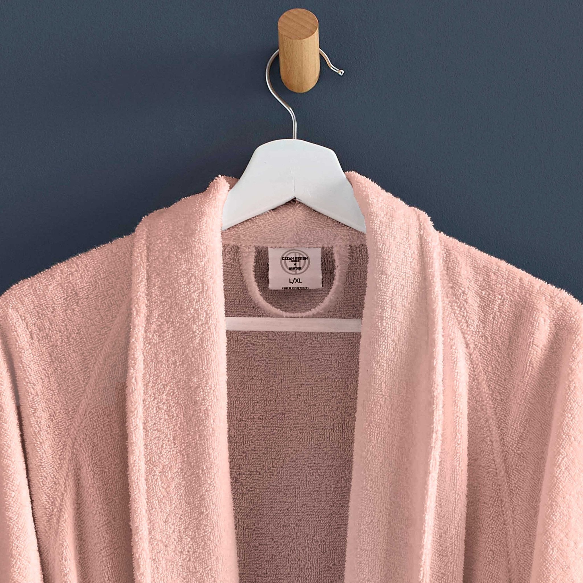 Clean Design Home Low Lint Terry Super Soft 100% Cotton Bath Robe