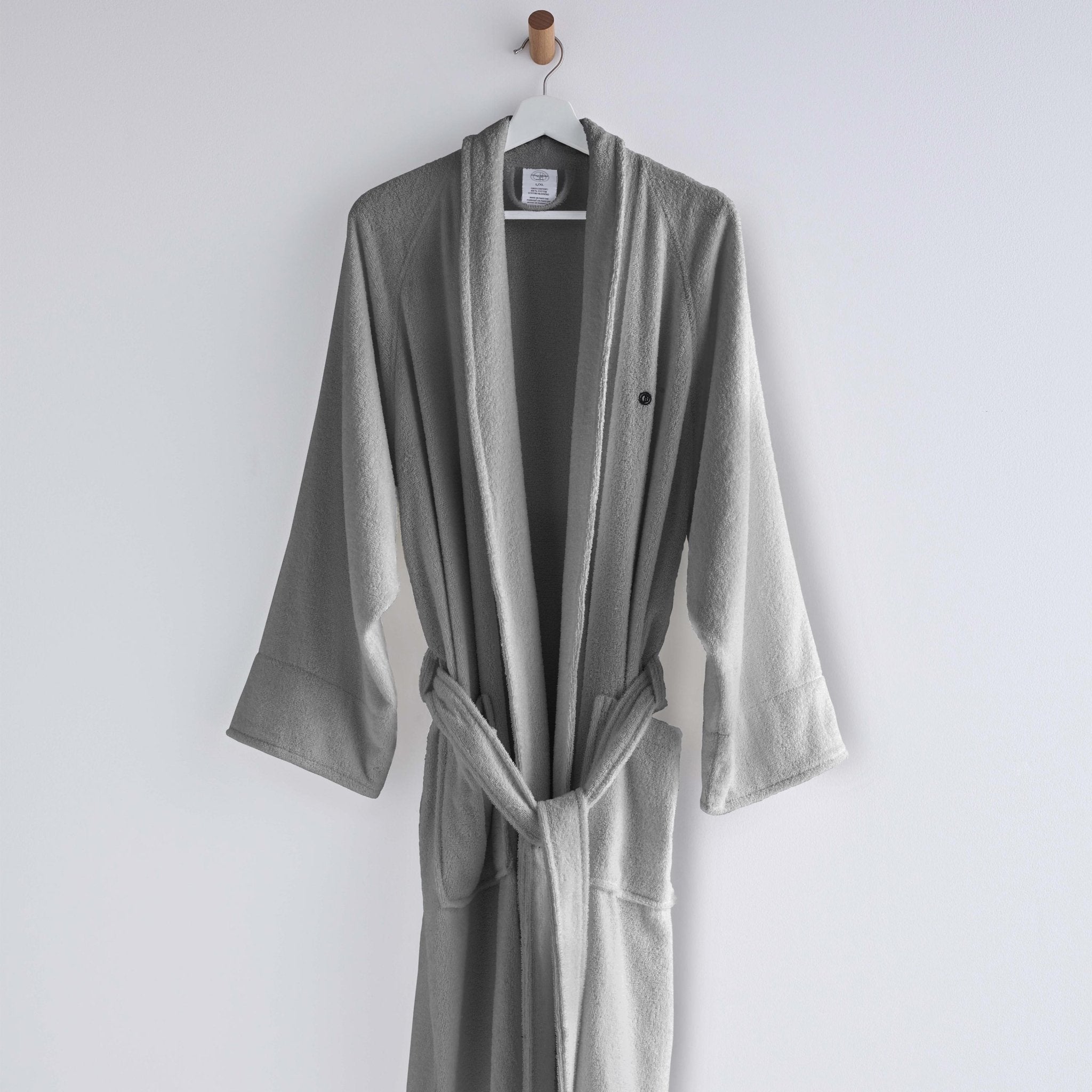 Clean Design Home Low Lint Terry Super Soft 100% Cotton Bath Robe