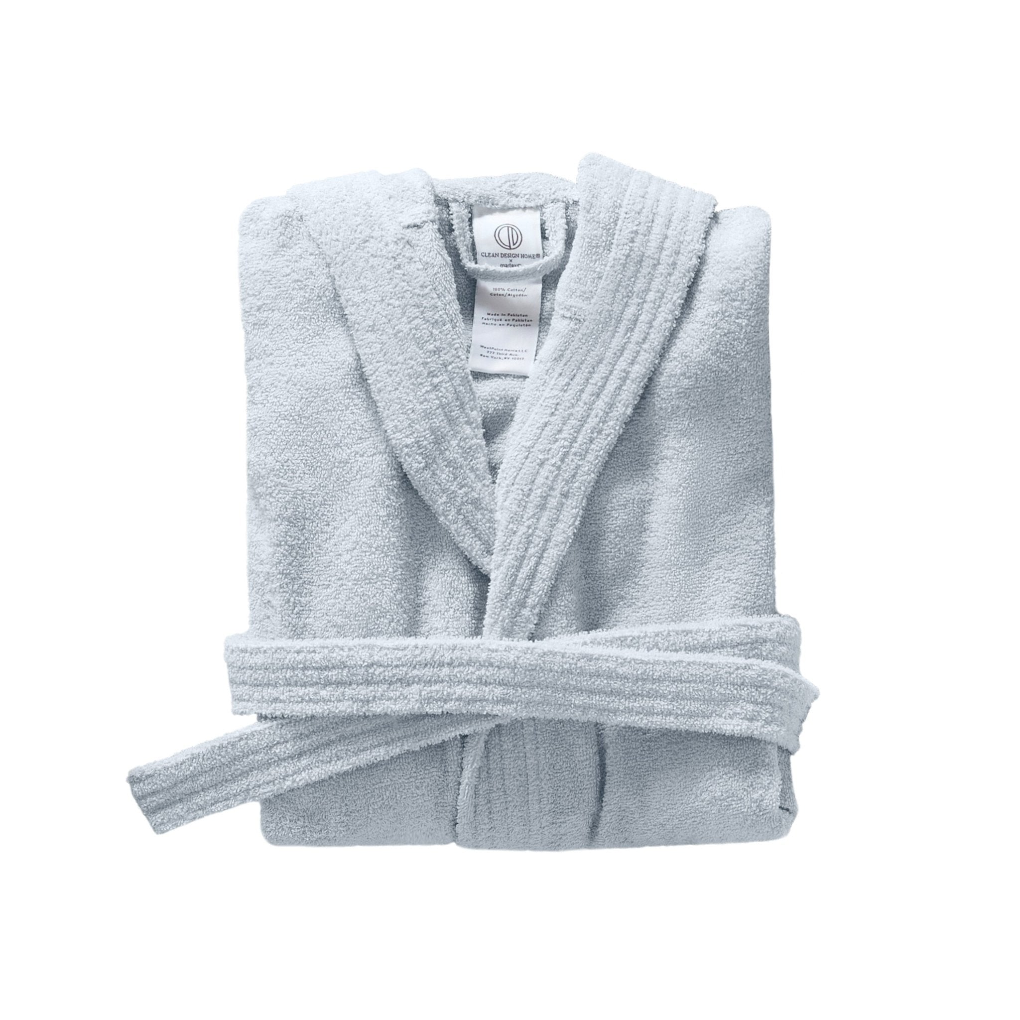 Clean Design Home Youth Hooded 100% Cotton Bath Robe