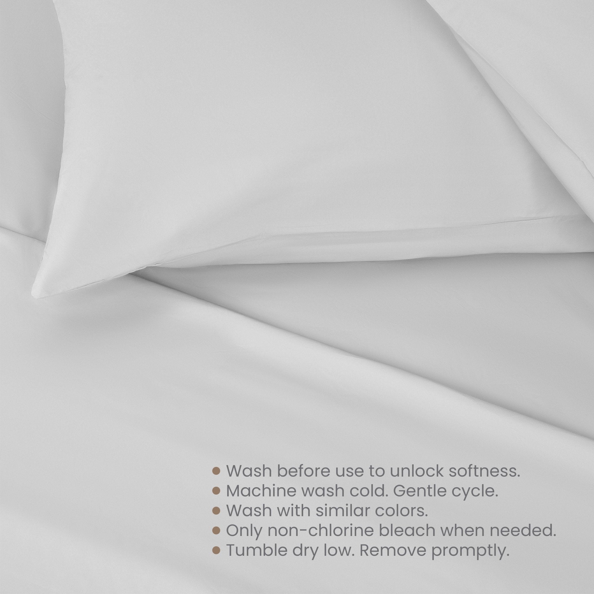 EcoPure Comfort Wash Soft 100% Cotton Collection Sheet Set