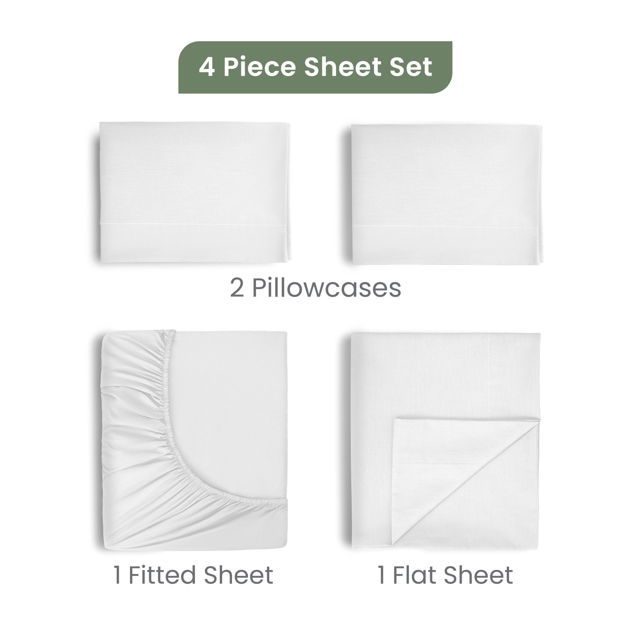 EcoPure Comfort Wash Soft 100% Cotton Collection Sheet Set
