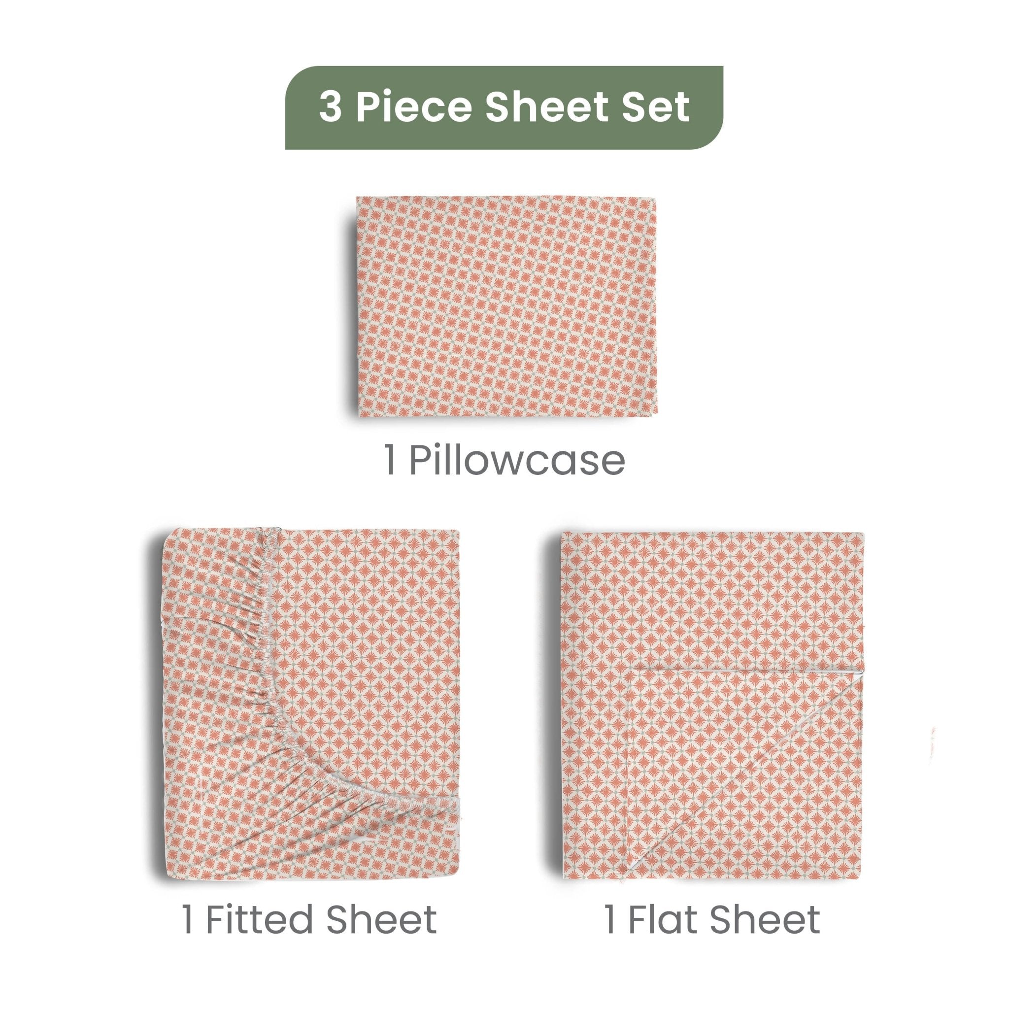 EcoPure Comfort Wash Soft 100% Cotton Collection Sheet Set