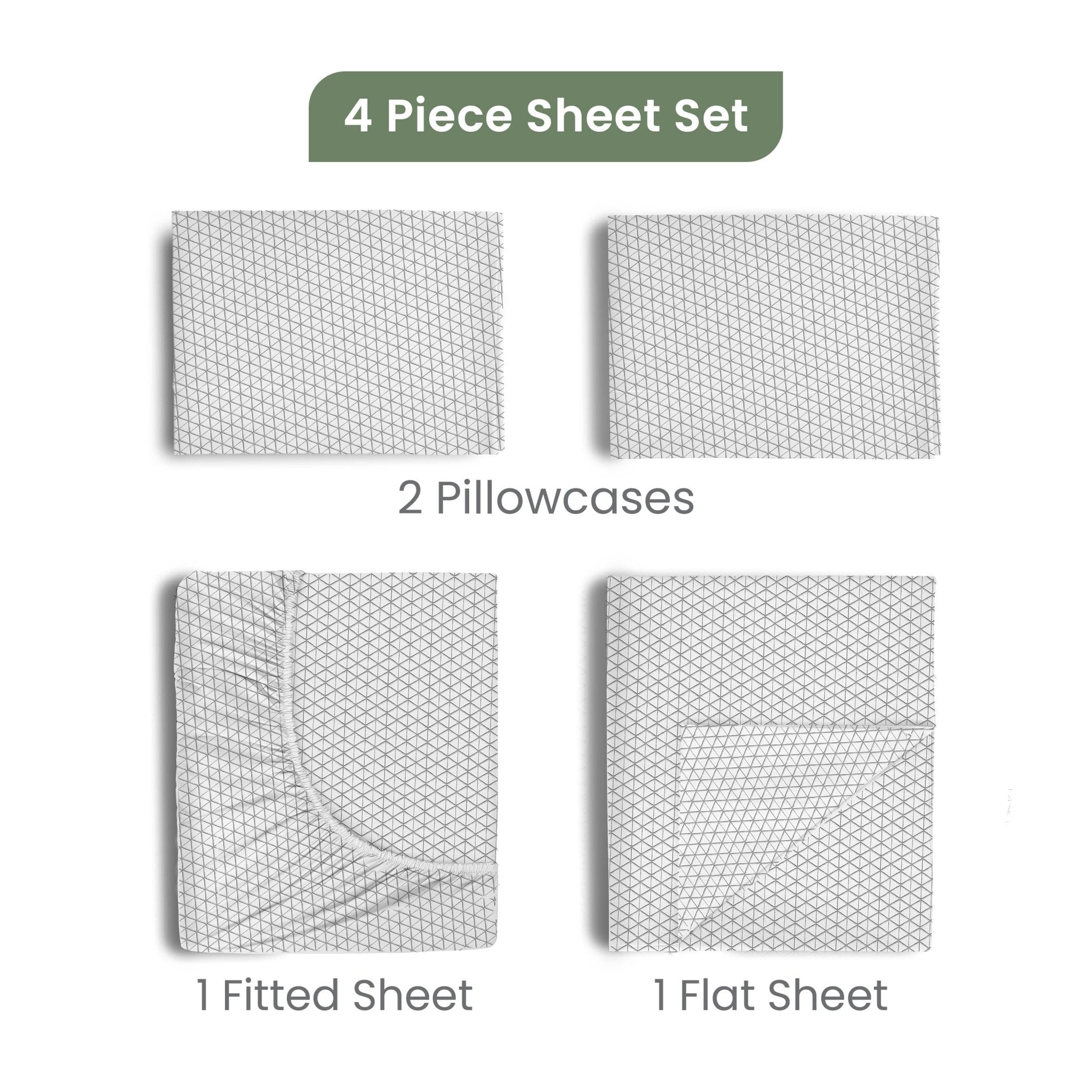 EcoPure Comfort Wash Soft 100% Cotton Collection Sheet Set
