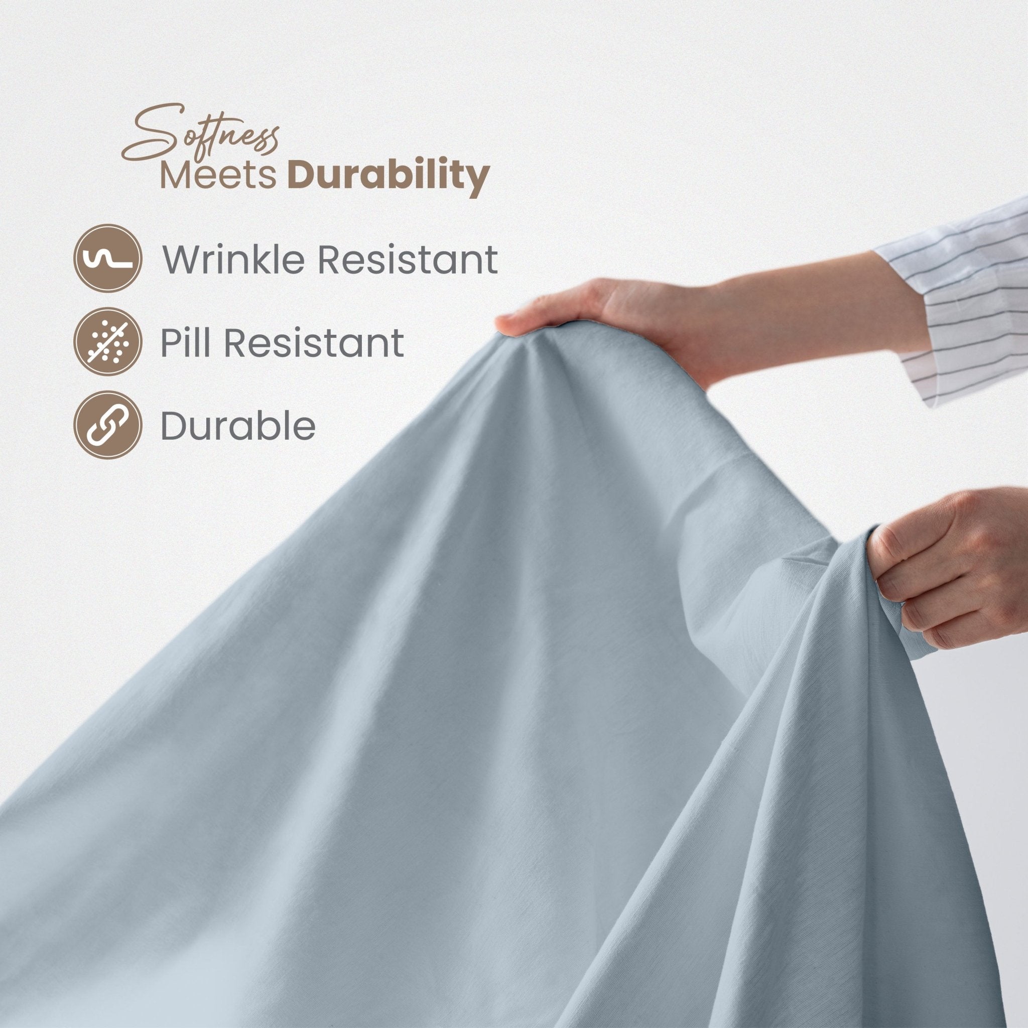 EcoPure Comfort Wash Soft 100% Cotton Collection Sheet Set