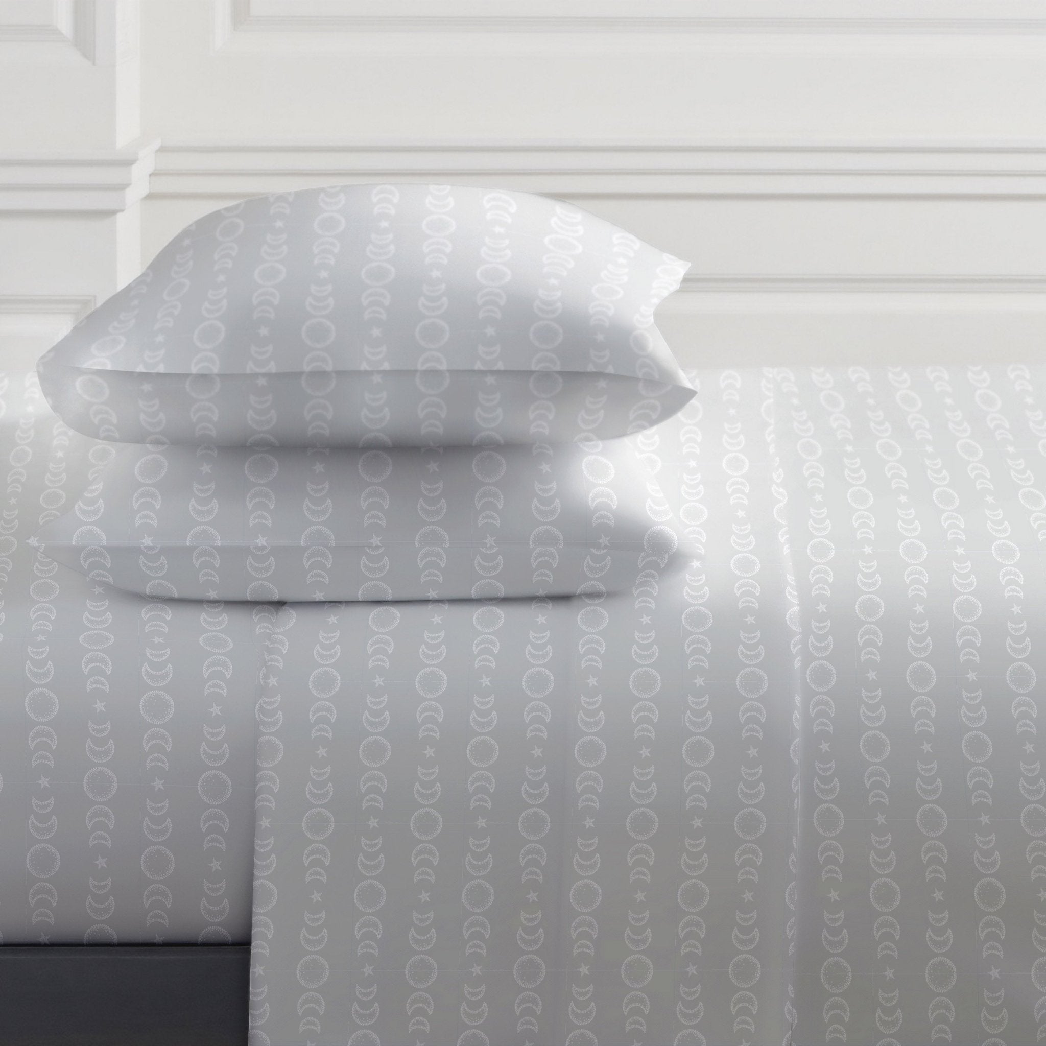 Lemon Tree Leilani Full Gray Sheet Set