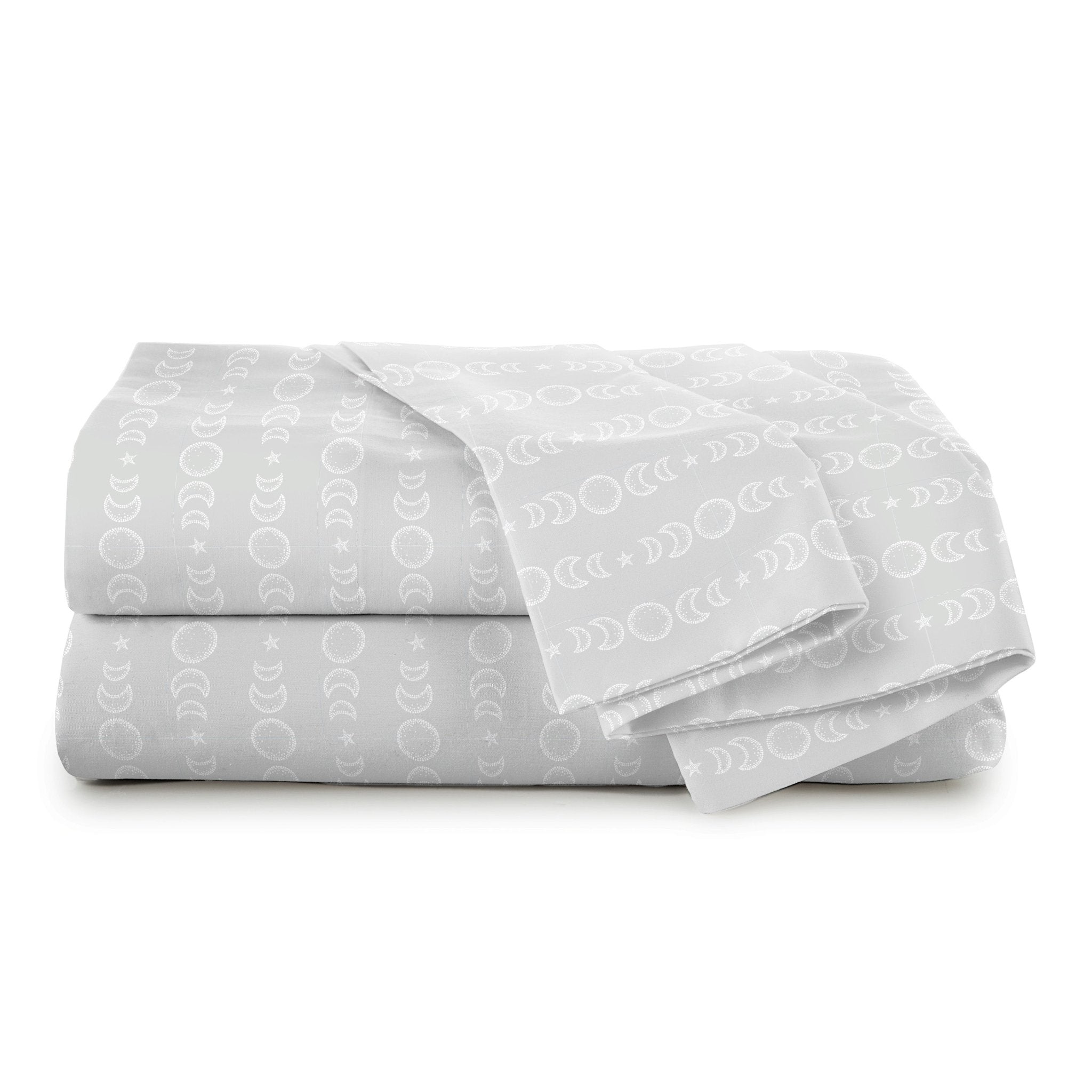 Lemon Tree Leilani Full Gray Sheet Set