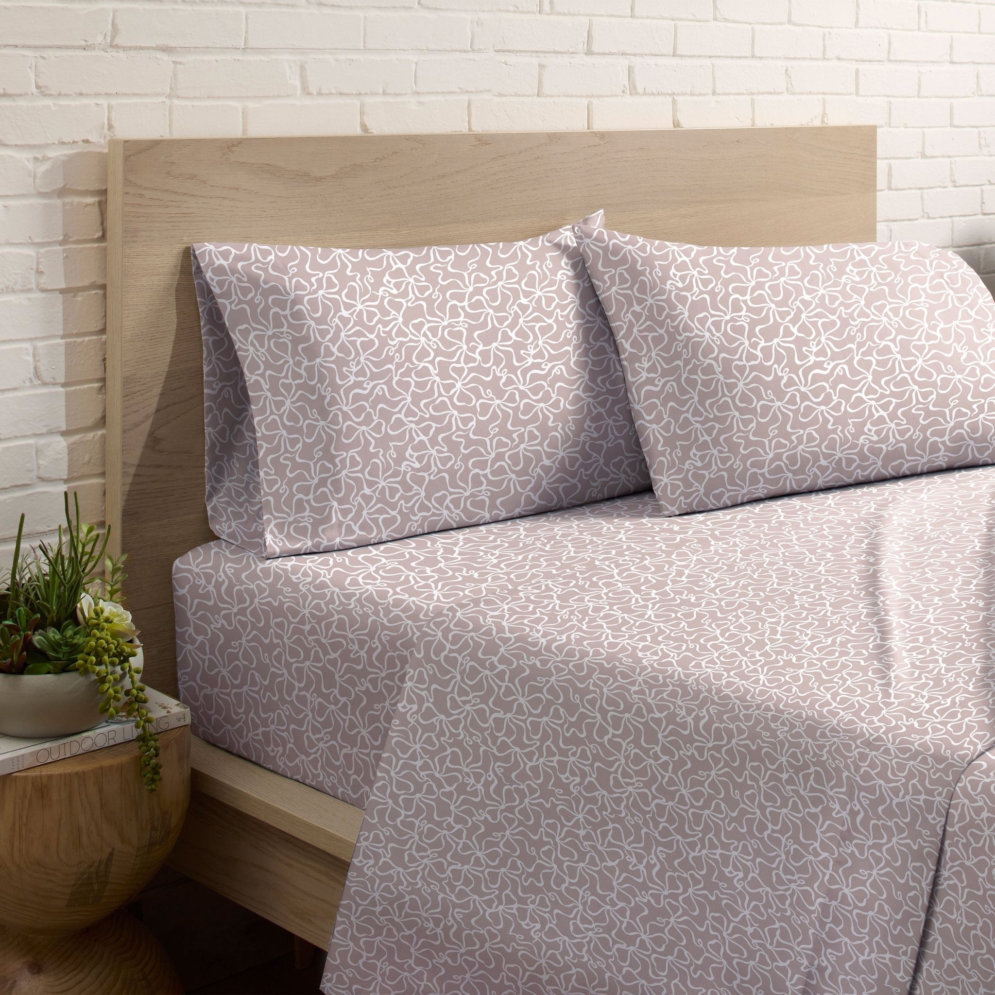 Lemon Tree Twyla Twin Lilac Sheet Set