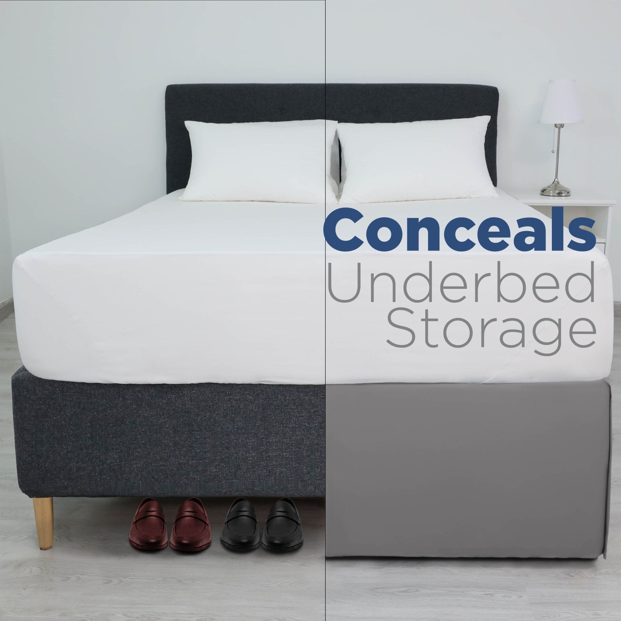 Martex 21-inch Drop Extra Long Solid Bed Skirt