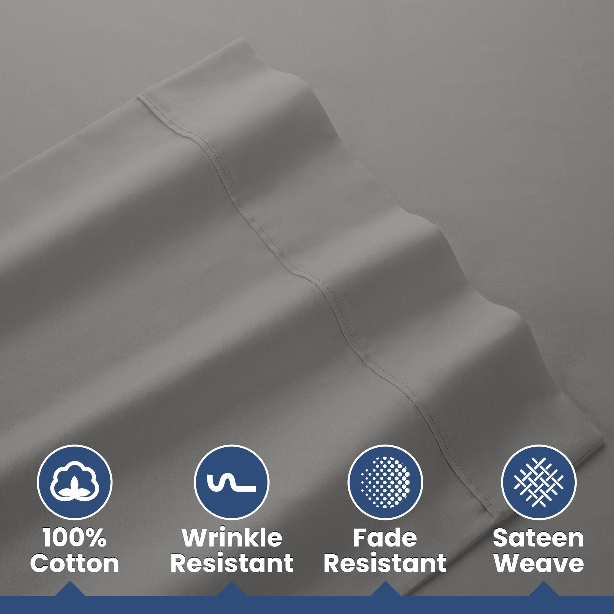 Martex 400 Thread Count 100% Cotton Solid Sheet Set