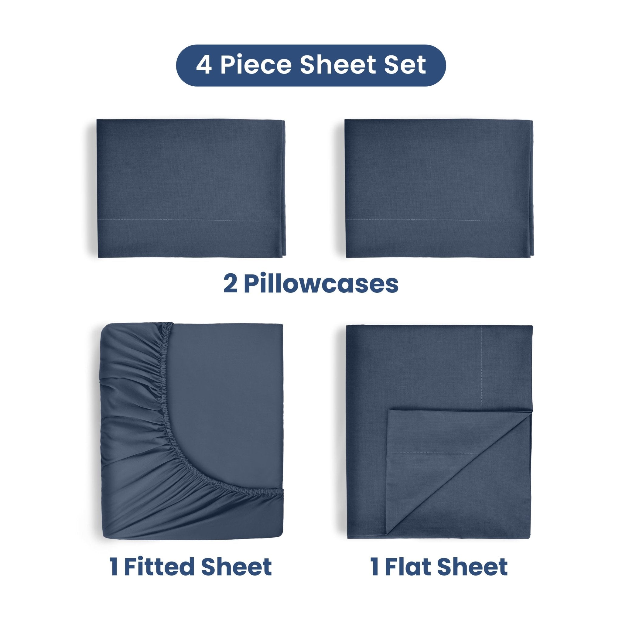 Martex 400 Thread Count 100% Cotton Solid Sheet Set