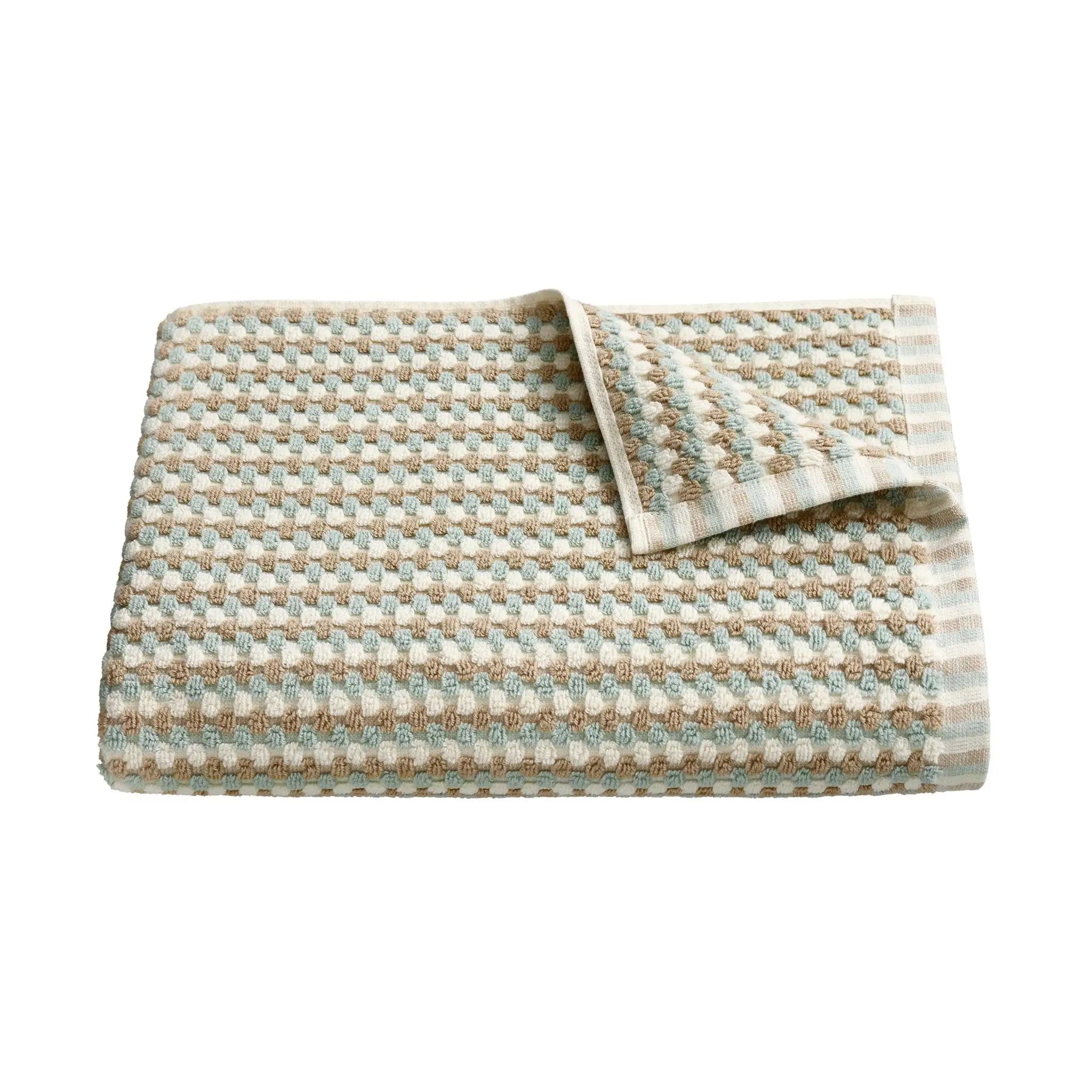 A pebble bath towel shown on a plain white background.