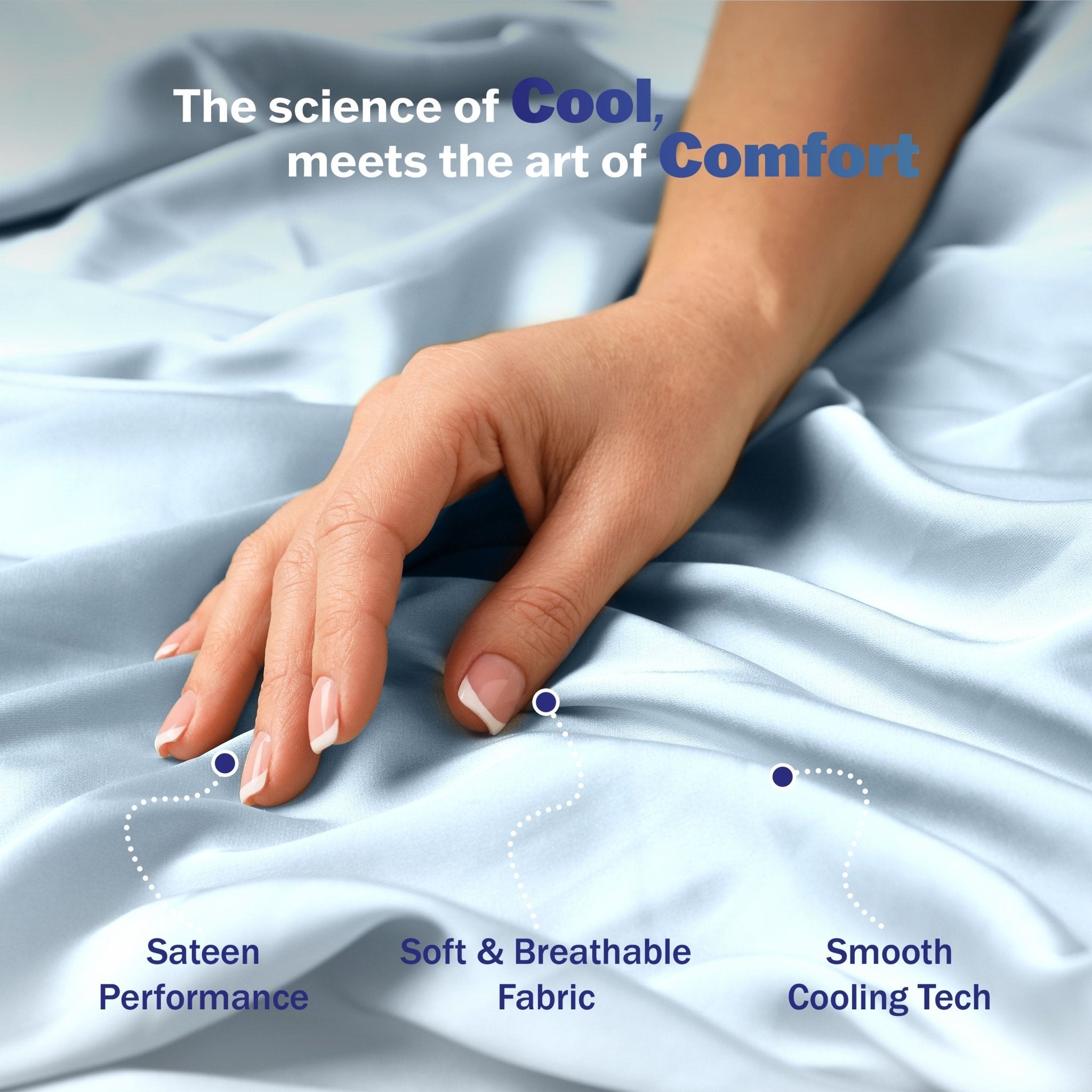 Martex Brrr Cooling Effect Solid Sheet Set
