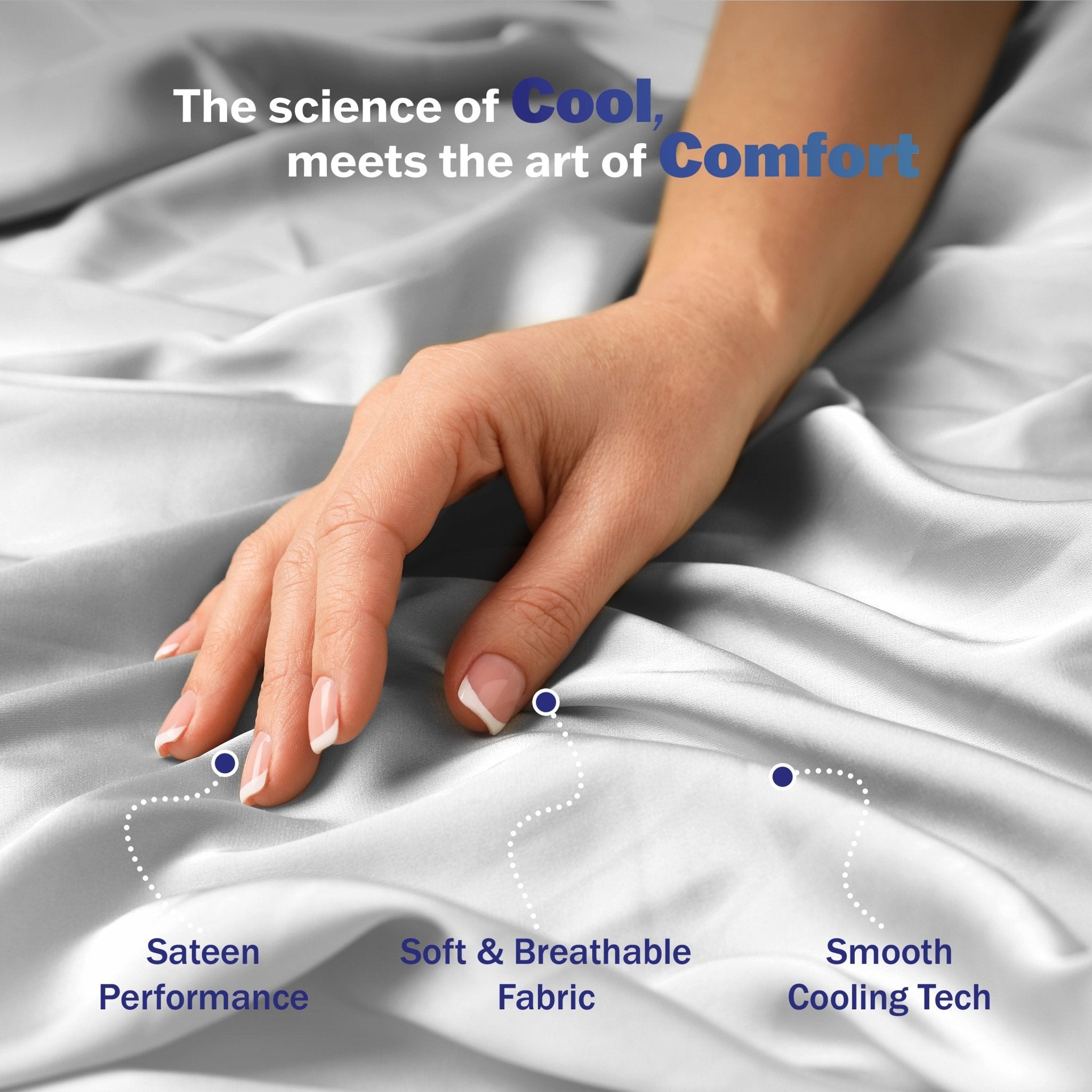 Martex Brrr Cooling Effect Solid Sheet Set
