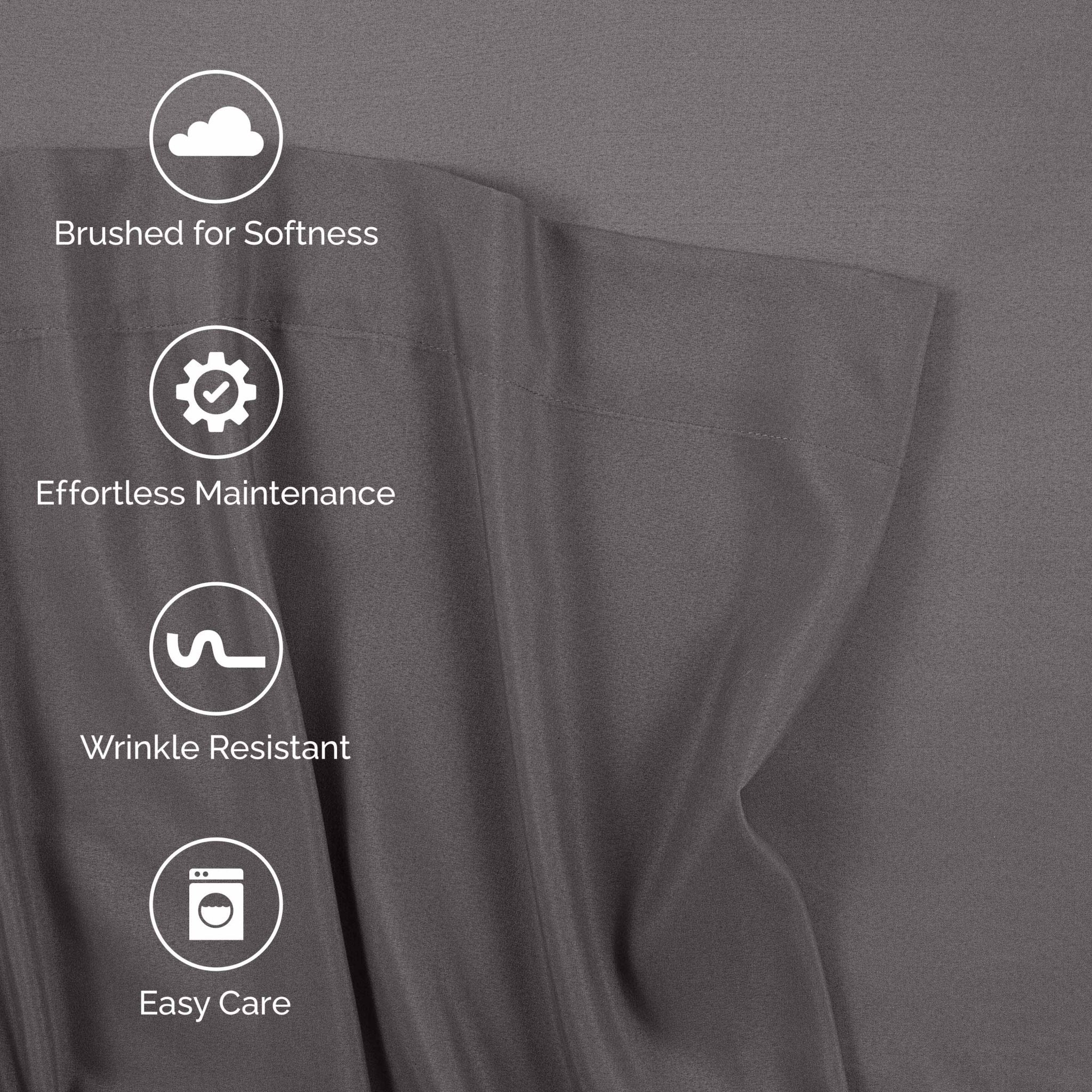 Martex Easy Living Brushed Microfiber Wrinkle Resistant Sheet Set