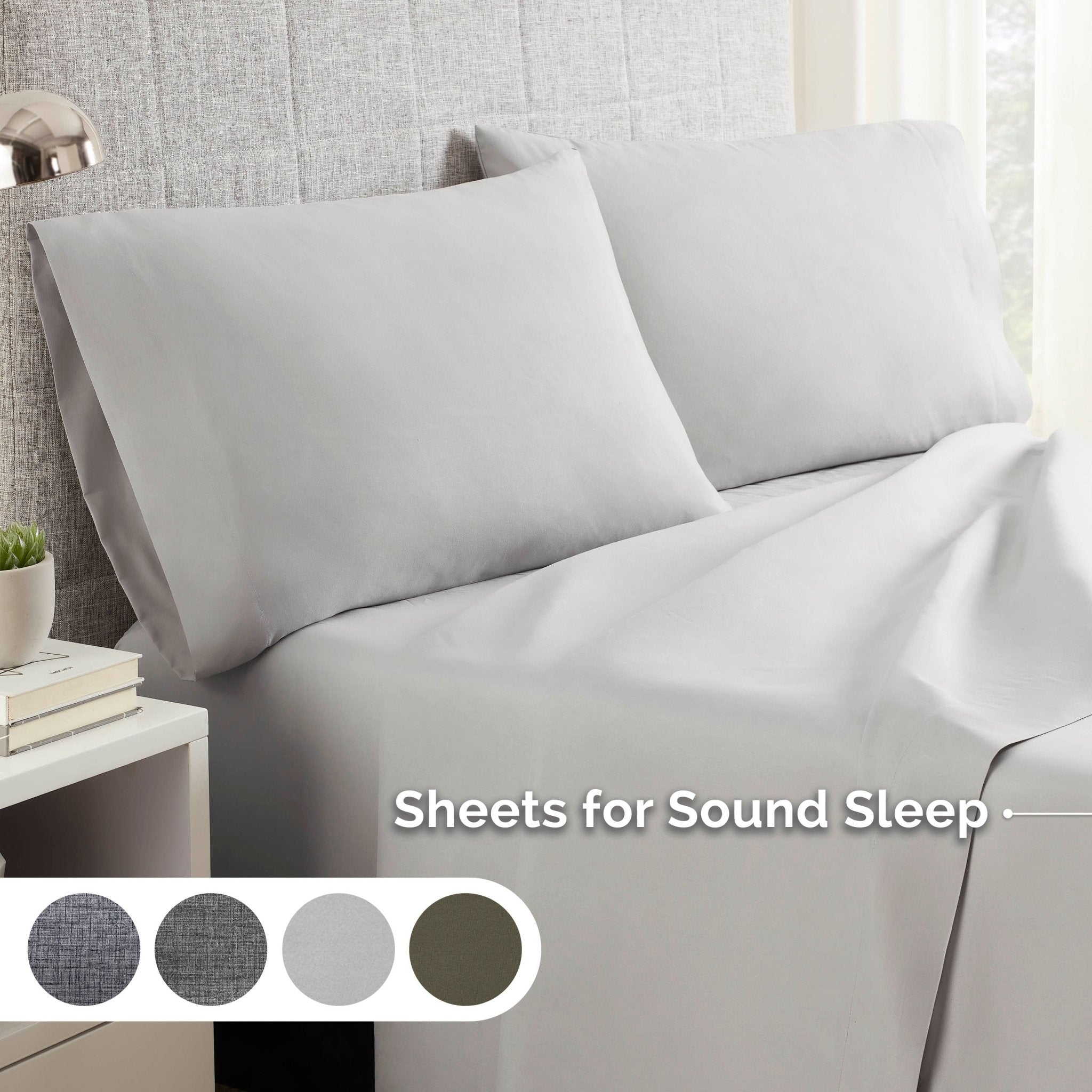 Martex Easy Living Solid and Printed Super Soft Sheet Set