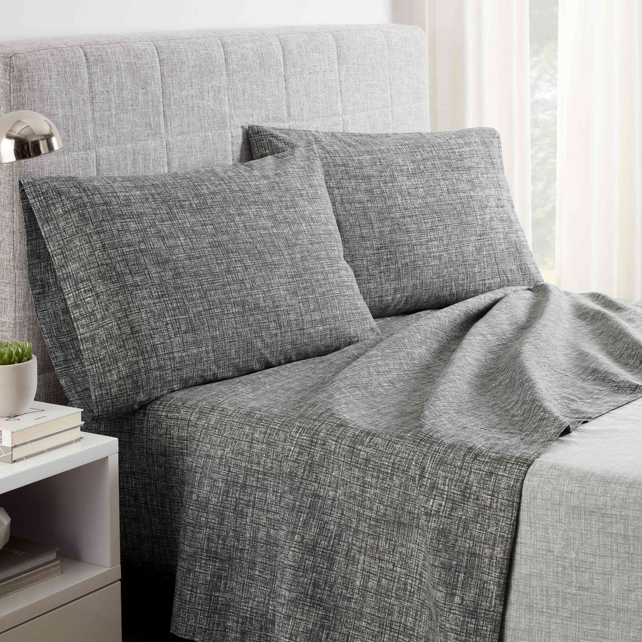 Martex Easy Living Solid and Printed Super Soft Sheet Set