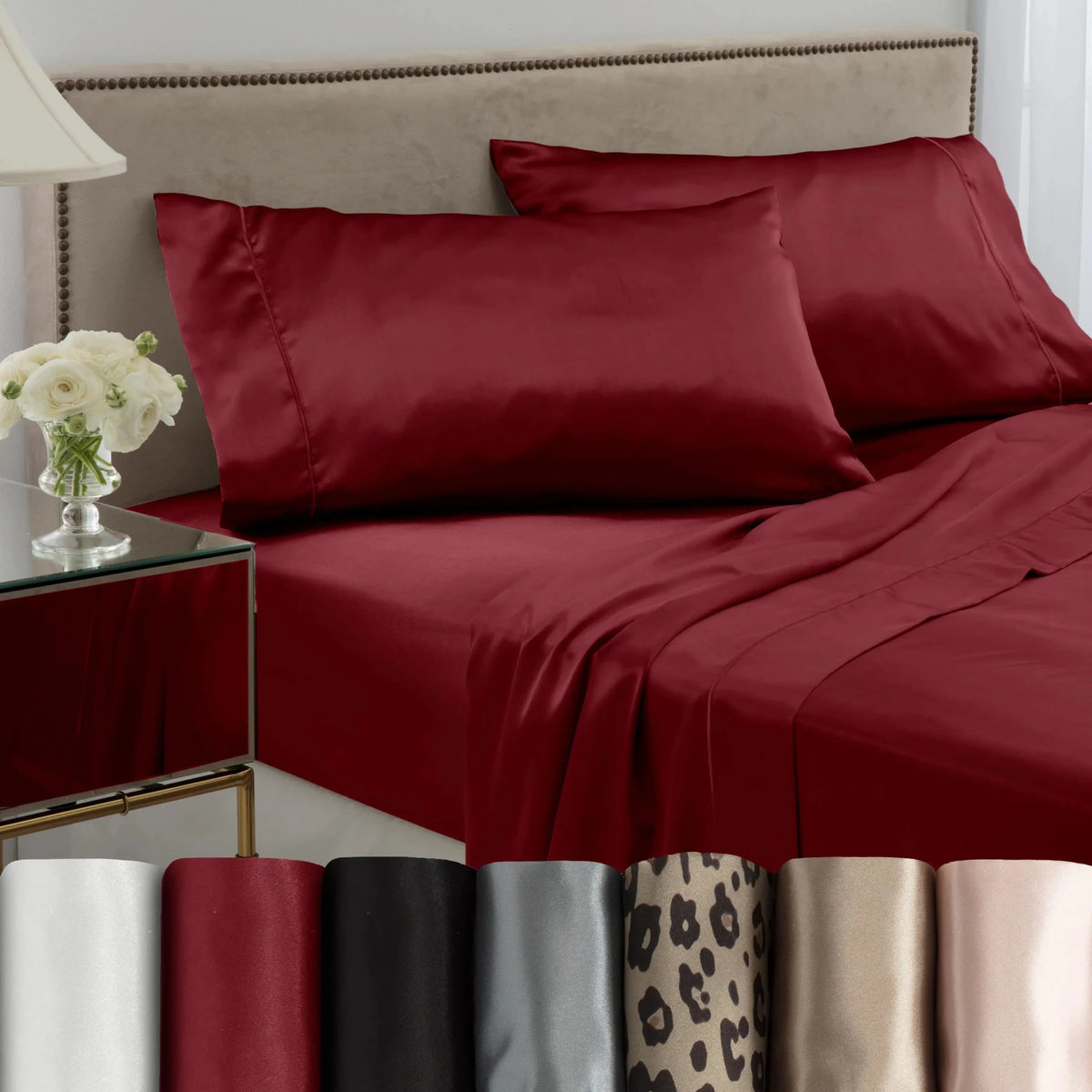 Martex Elegance Silky Satin Pillowcases