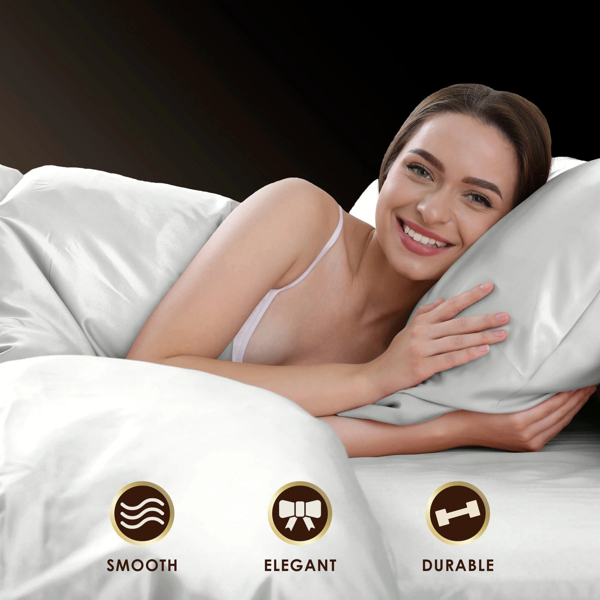 Martex Elegance Silky Satin Pillowcases