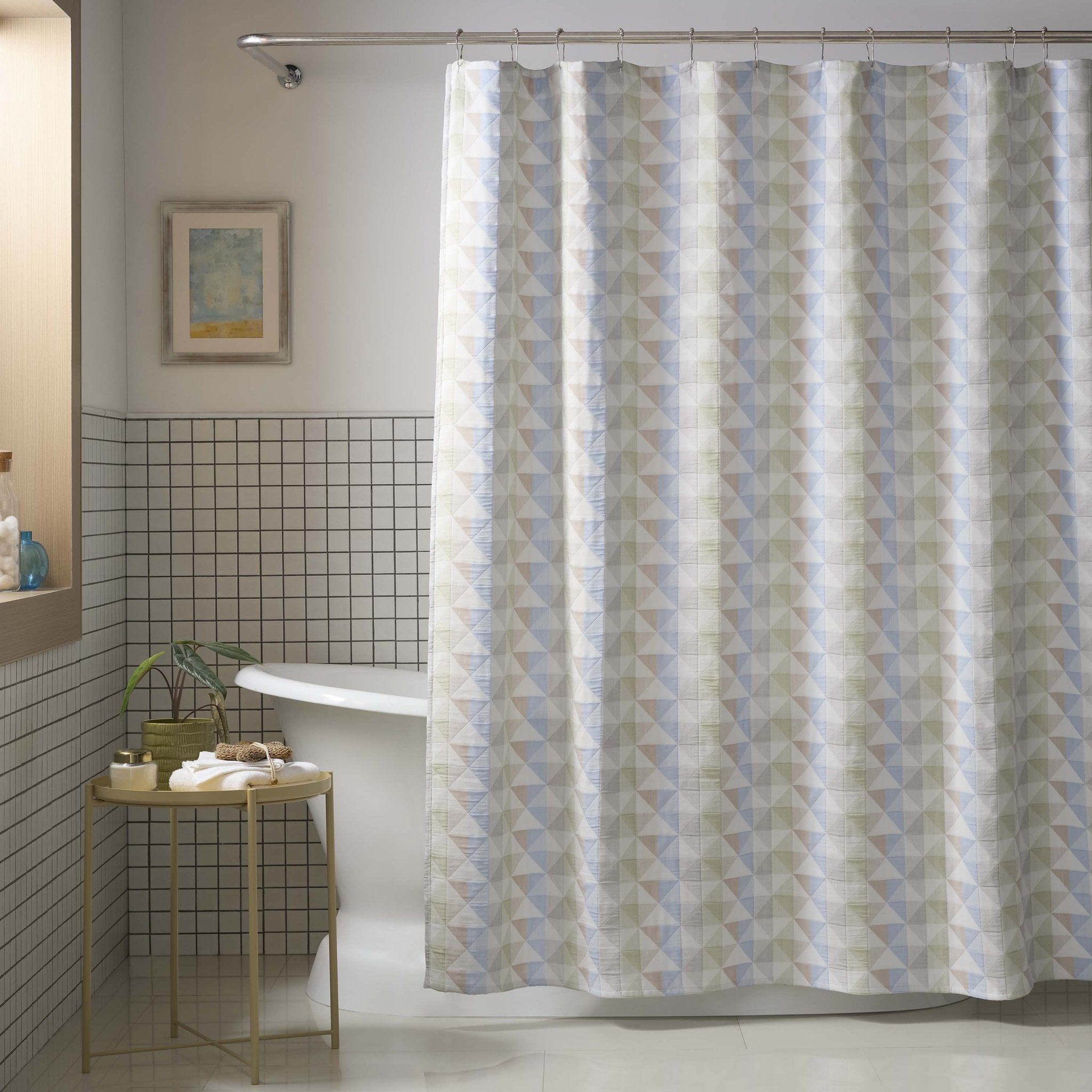 Martex Expression Yuma 72x72 Jacquard Weave Shower Curtain