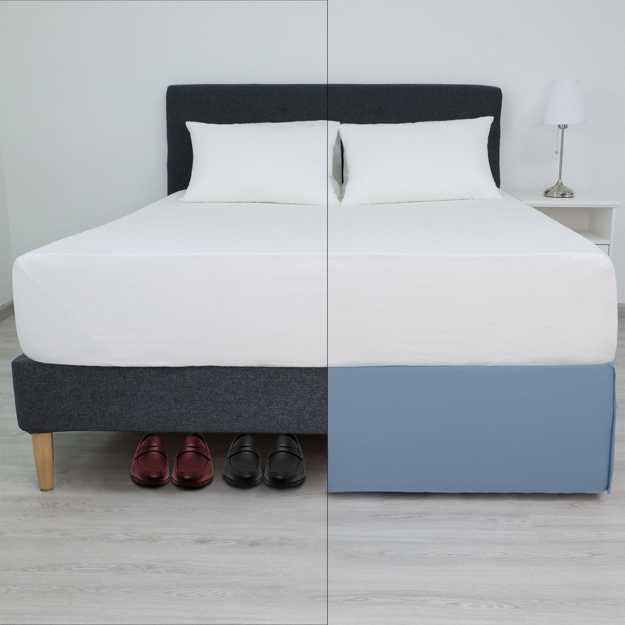 Martex Inverted Pleat Solid Bed Skirt