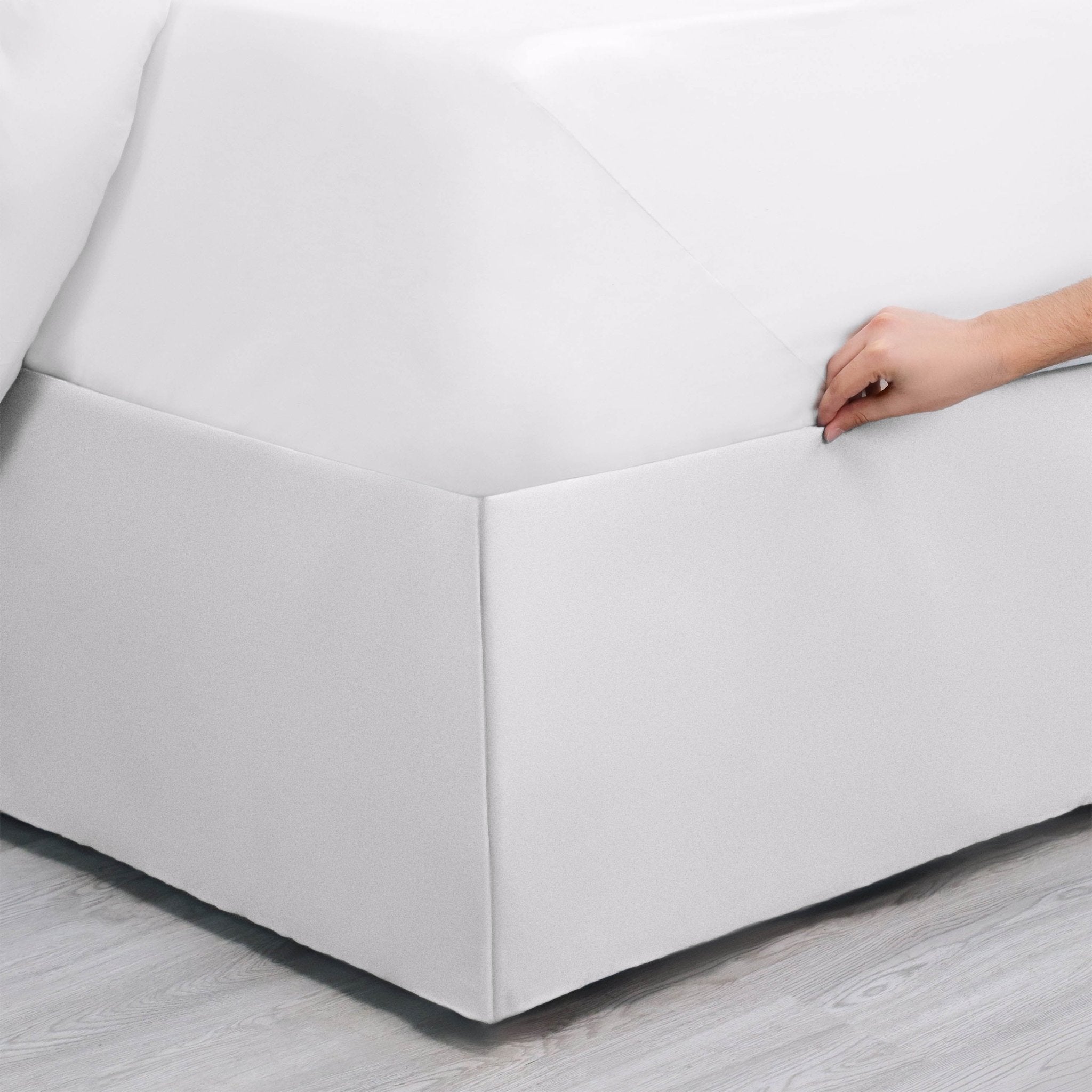 Martex Inverted Pleat Solid Bed Skirt