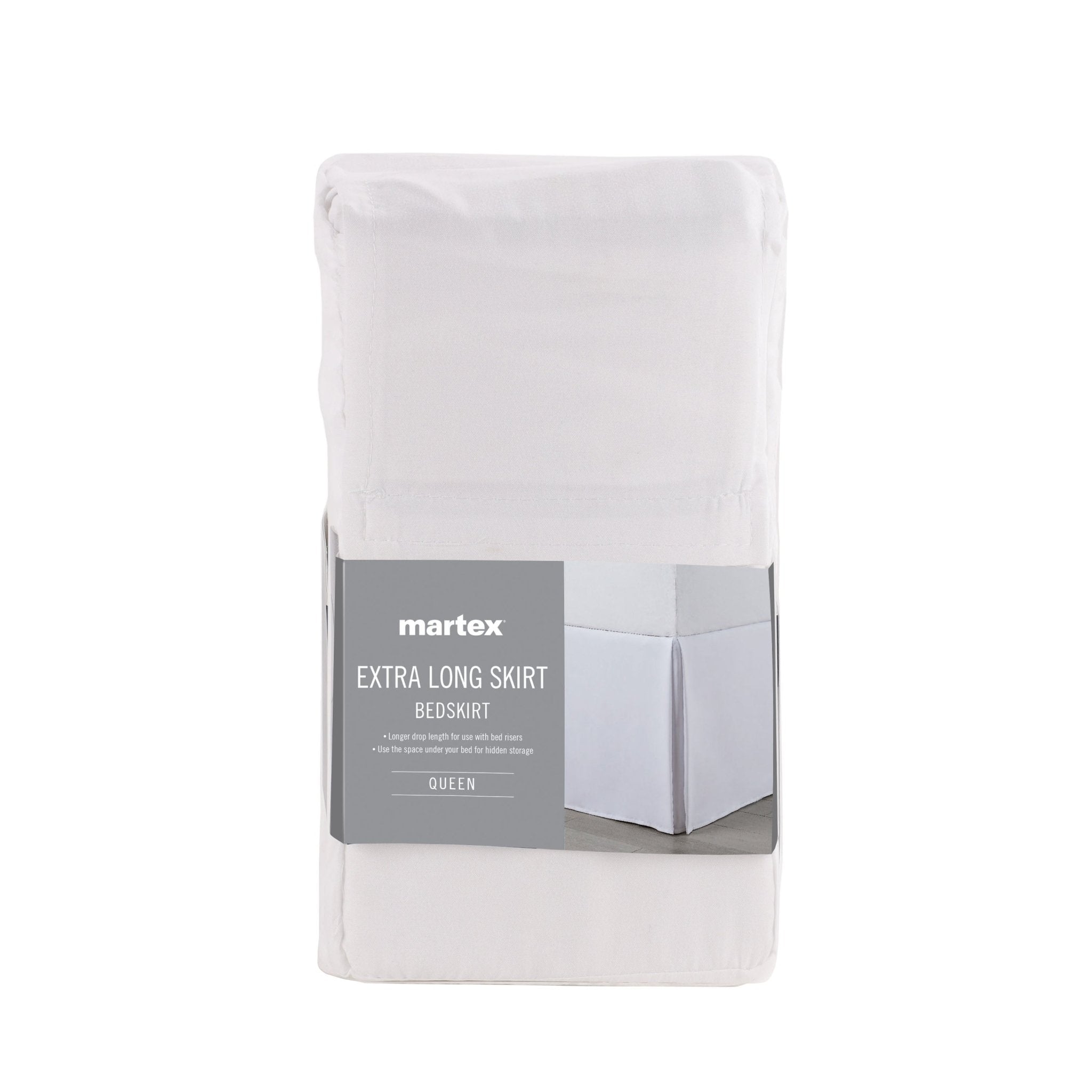Martex Inverted Pleat Solid Bed Skirt