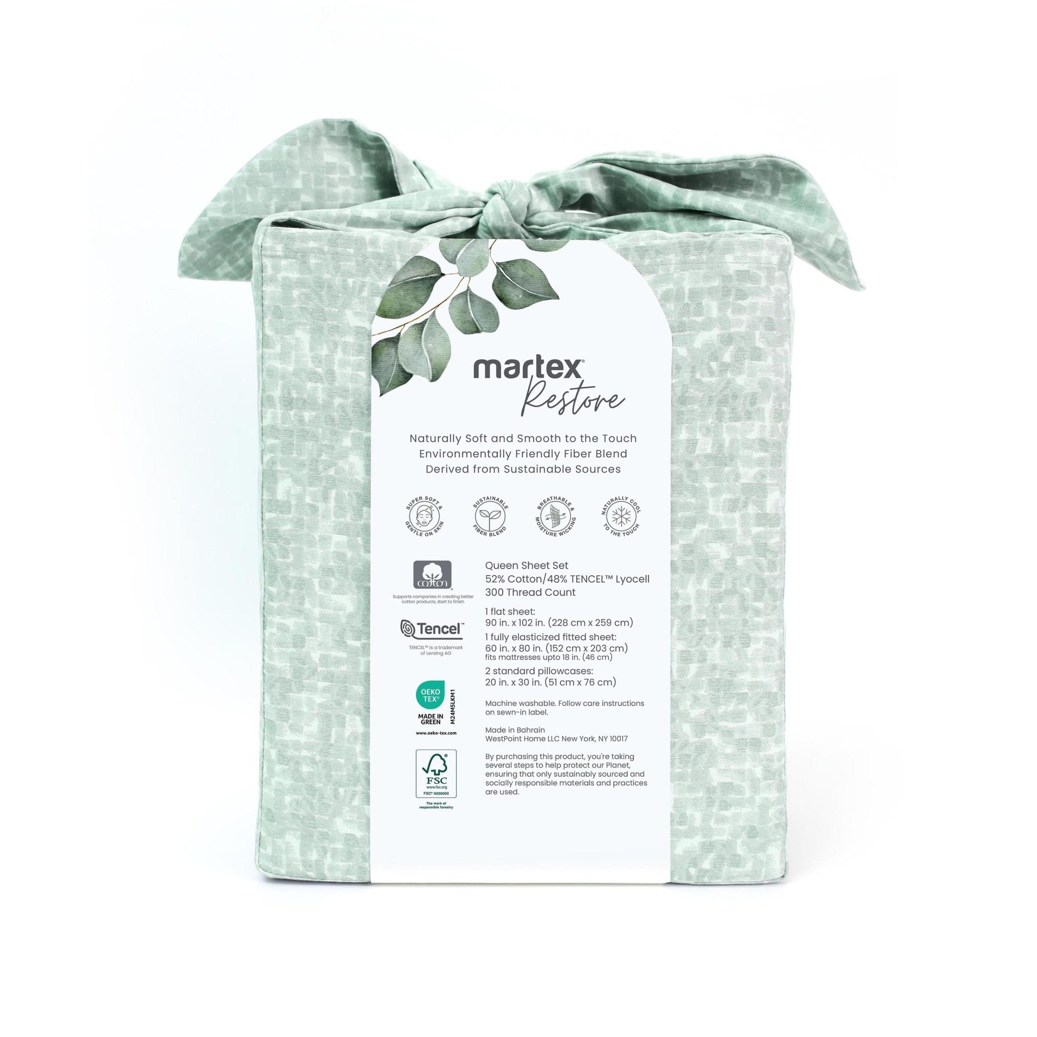 Martex Restore Echo 300 Thread Count Sheet Set