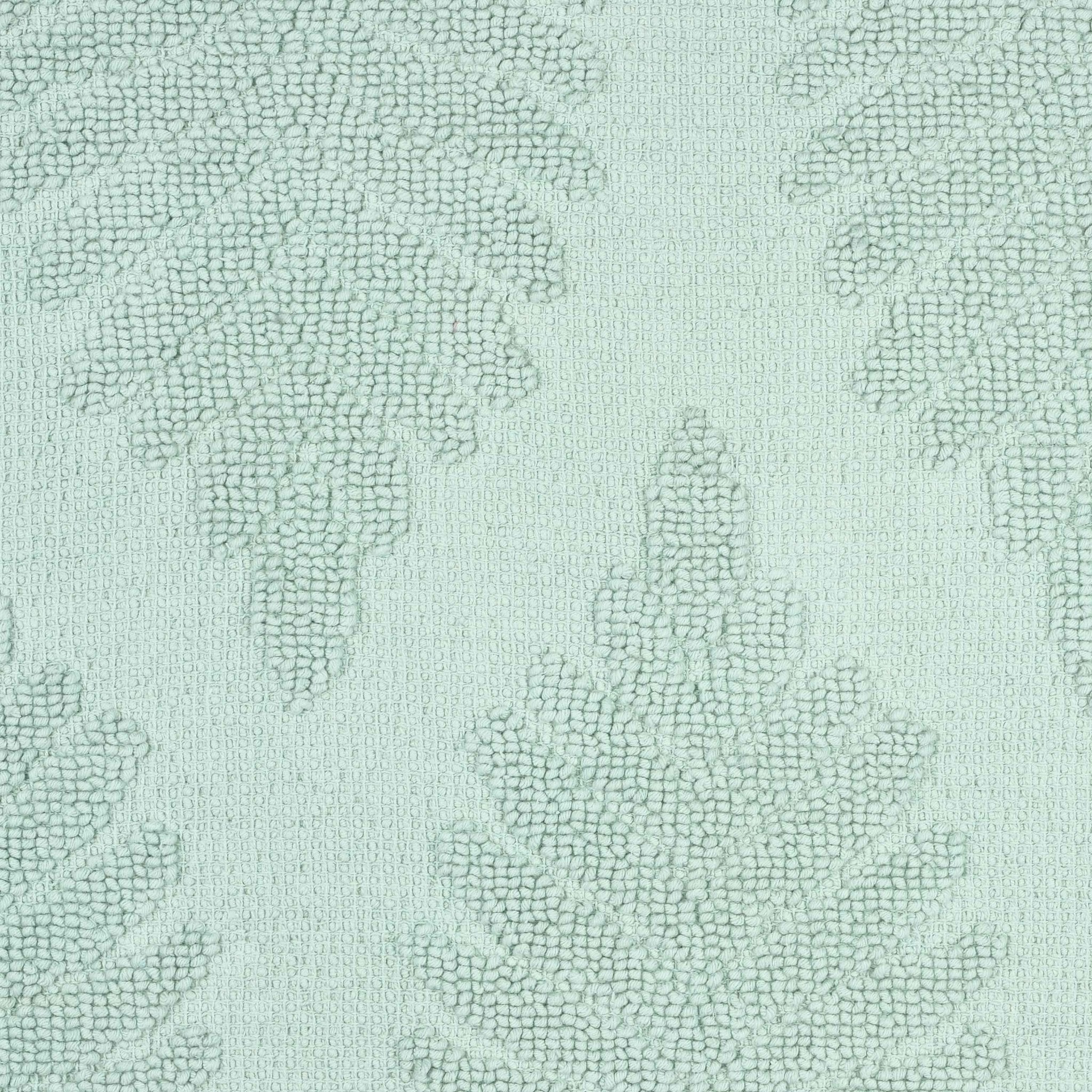 Martex Restore Fern Ogee 100% Cotton Jacquard Bath Rug