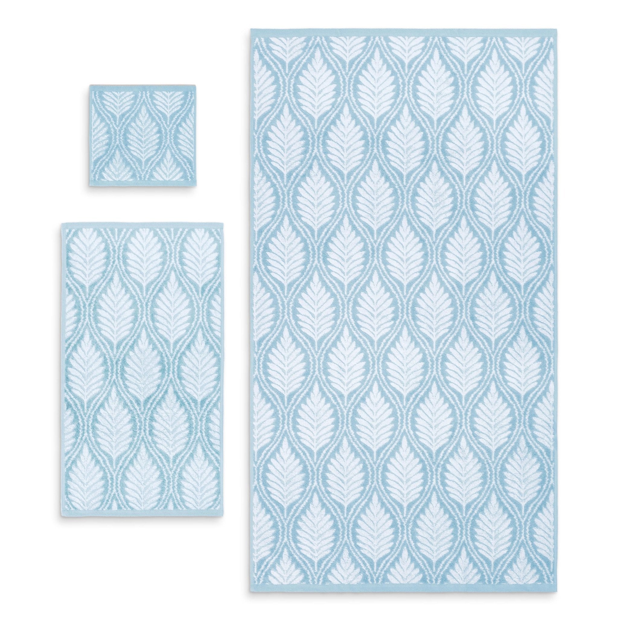 Martex Restore Fern Ogee Tencel Blend Towel