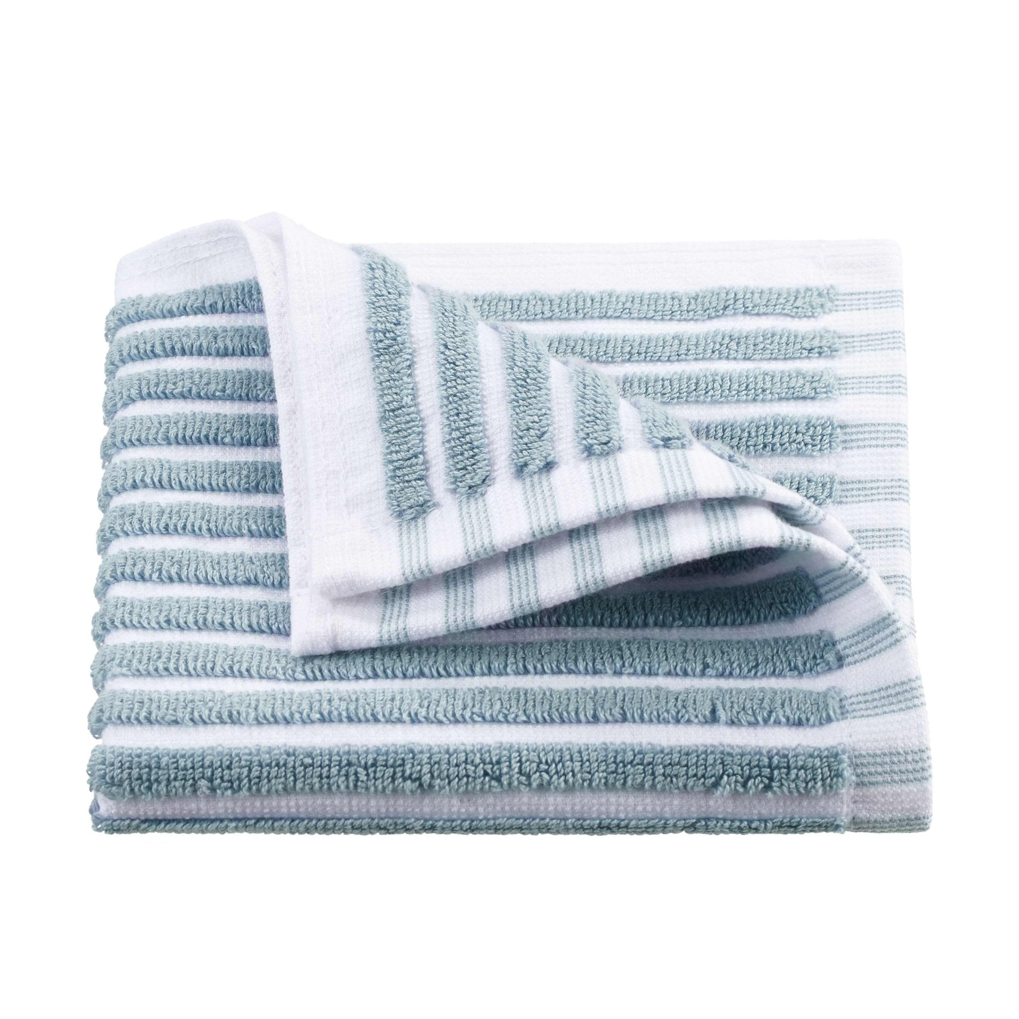 Martex Restore Sculpted Stripe Tencel Blend Ultra Soft Towel